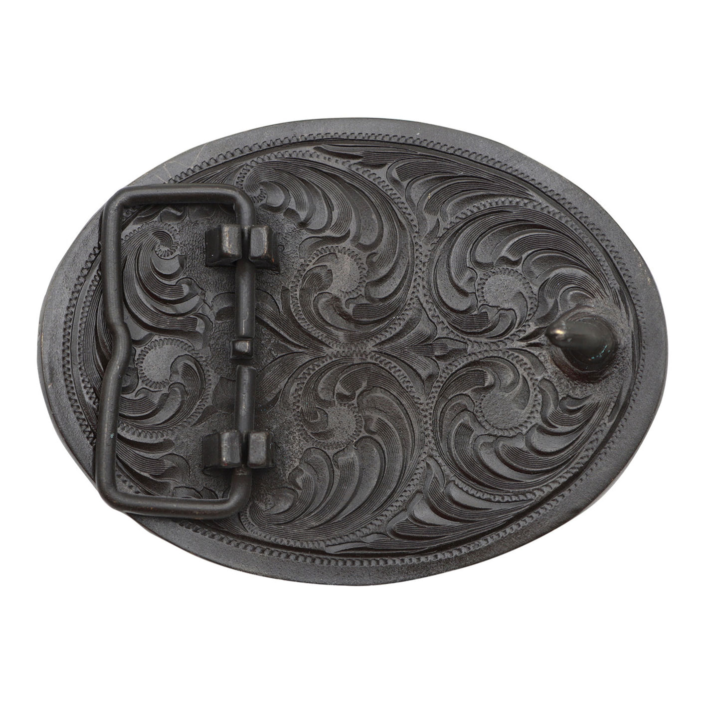 AndWest Antique Brass Mexico Flag Heritage Buckle - Image 1