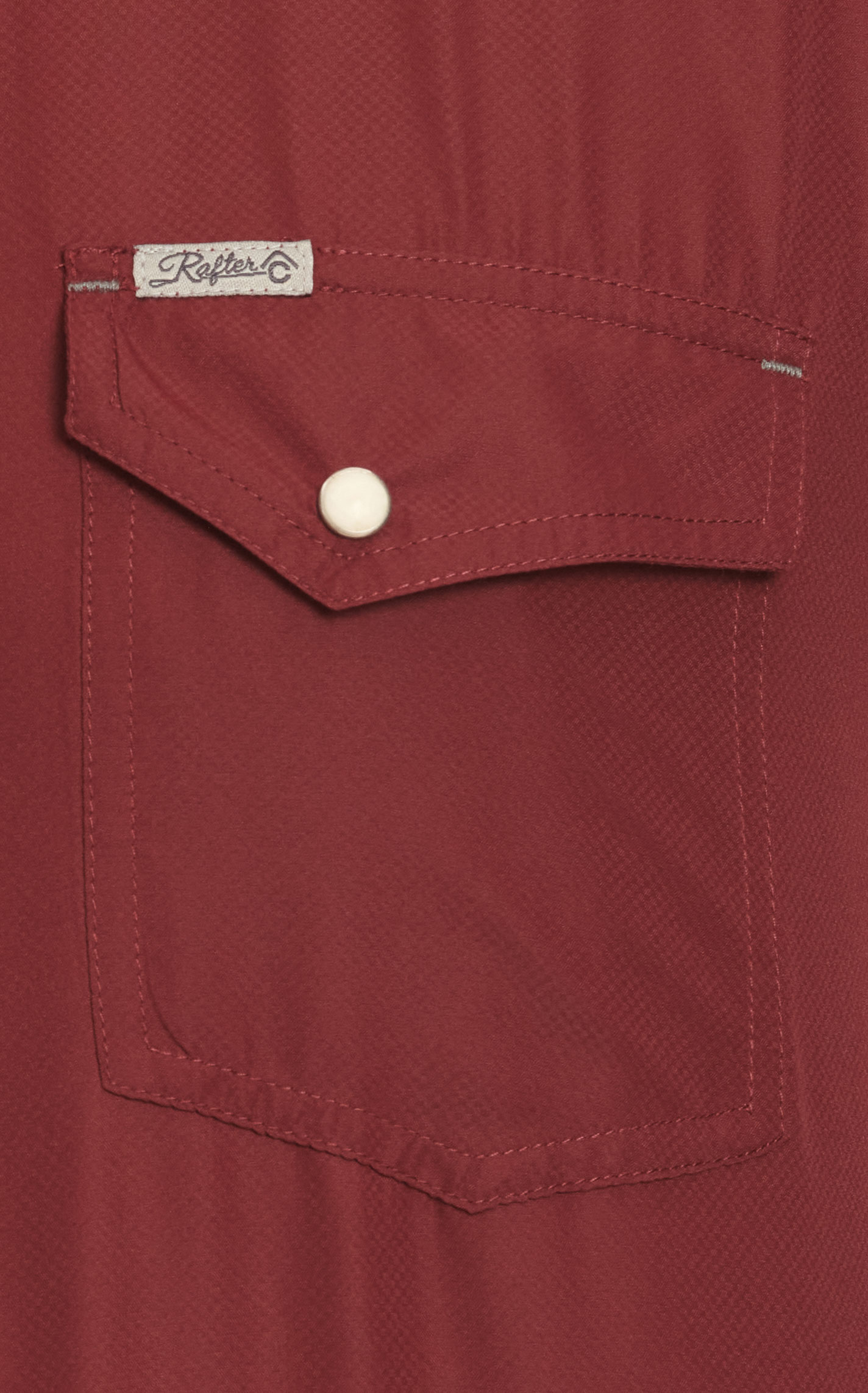 Rafter C Outdoors Men's Maroon Long Sleeve Fishing Shirt - Image 1