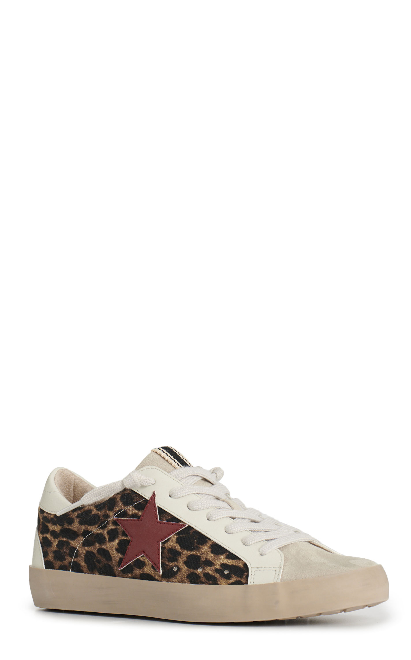 Shushop Women's Paula Leopard Print Round Toe Casual Shoes - Image 1