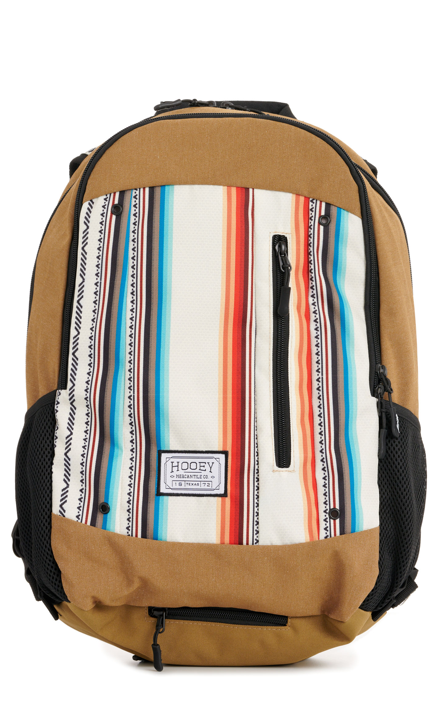 Hooey Rockstar Spicy Mustard & Colorful Serape Logo Backpack - Image 1