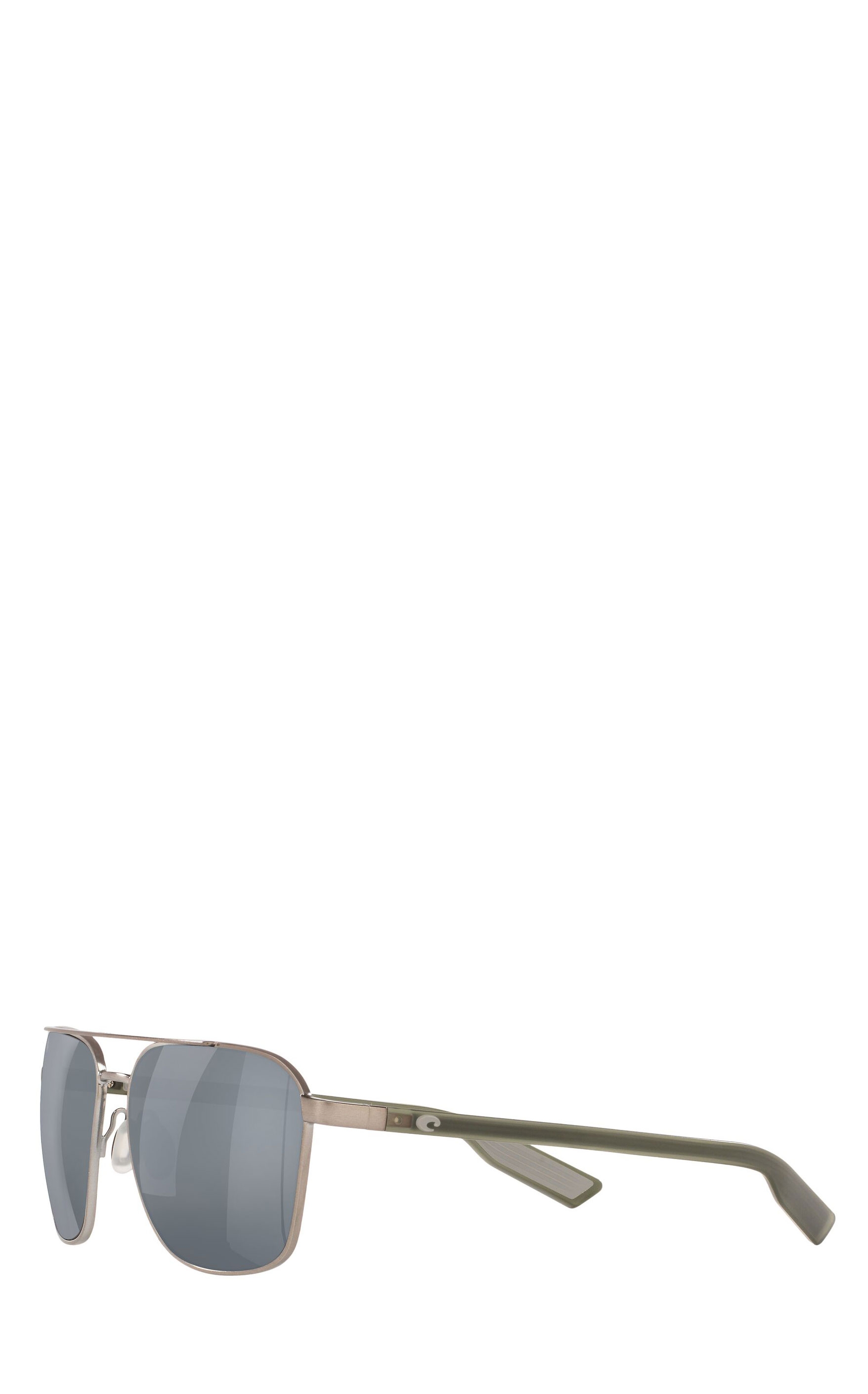 Costa Wader Brushed Gunmetal with Gray Silver Mirror Polarized Polycarbonate Lenses Sunglasses - Image 1