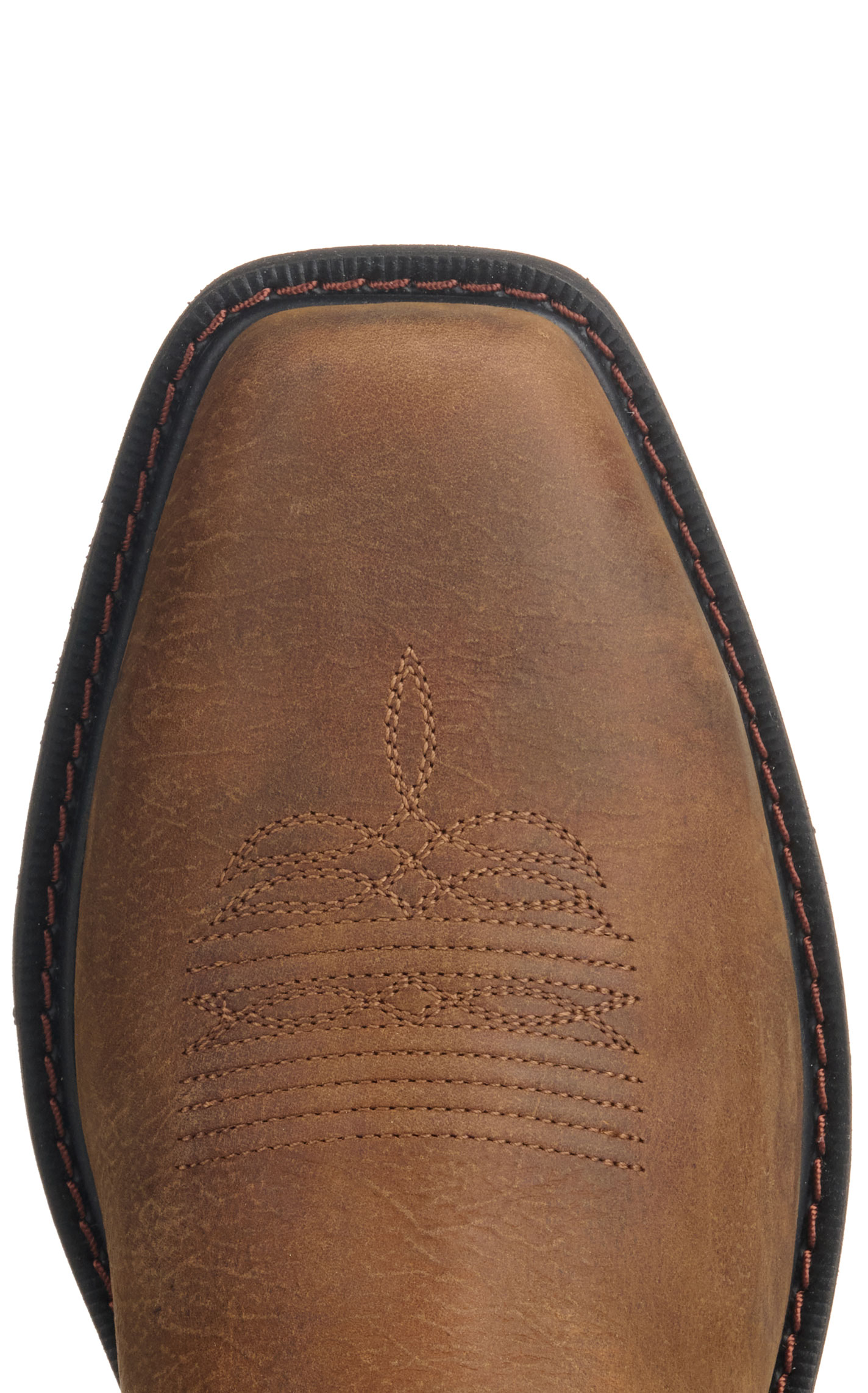 Ariat Men's Ironside Rye Brown & Tan Wide Square Steel Toe Work Boots - Image 1
