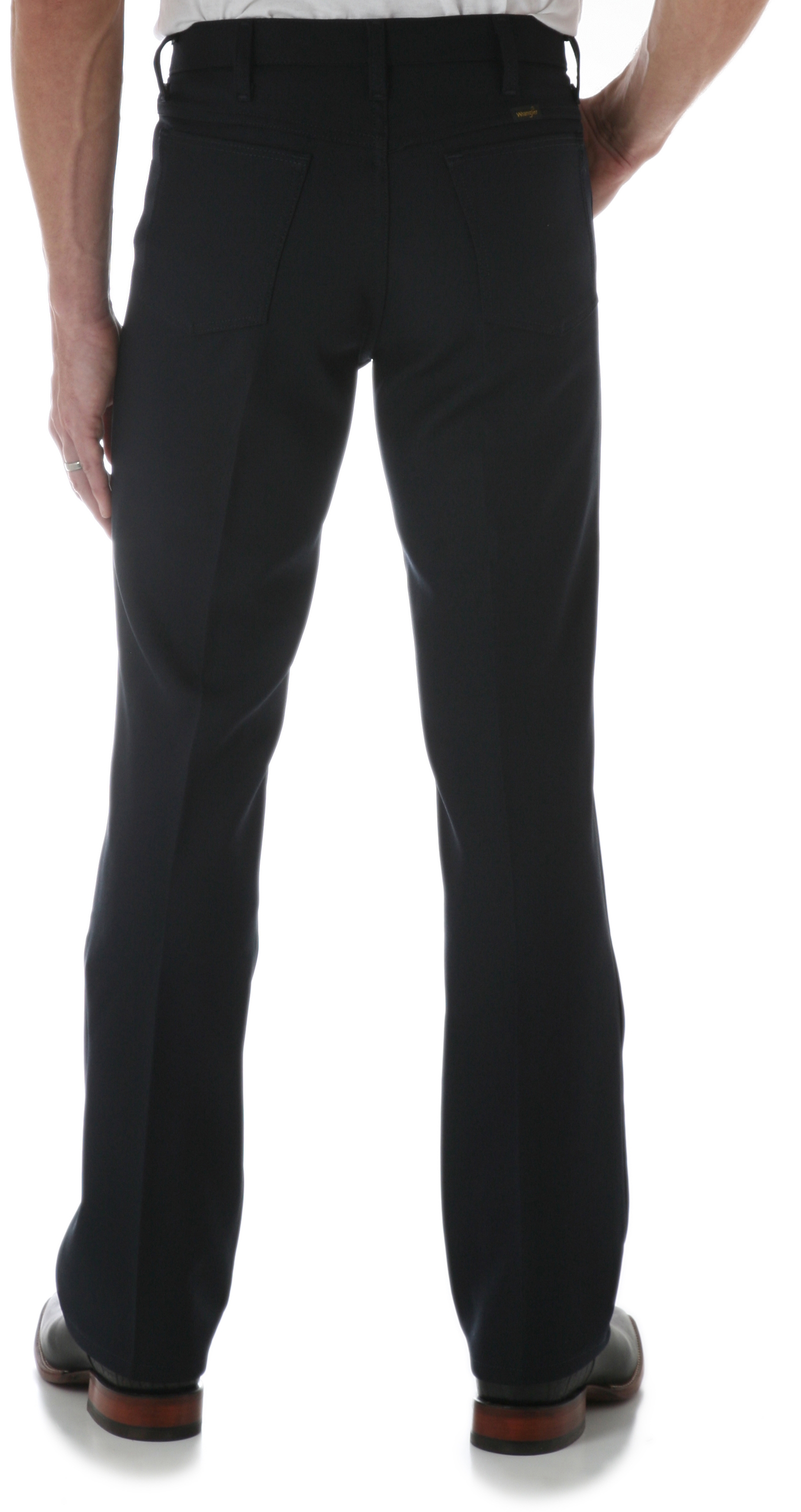 Wrangler Wrancher Navy Blue Dress Pants - Image 1