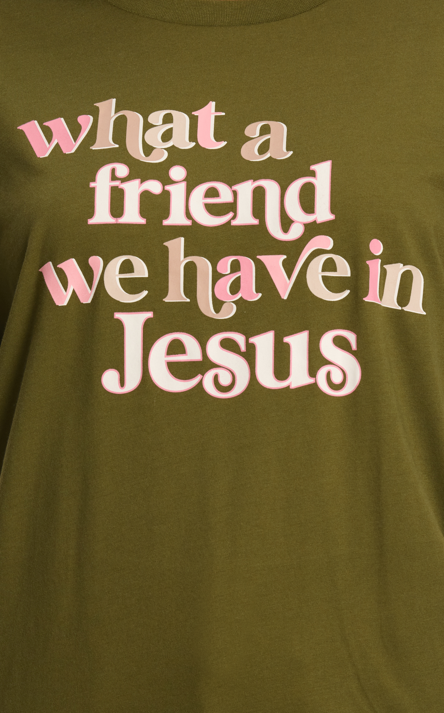 Kindness & Confetti Women's Moss What A Friend Graphic T-Shirt - Image 1