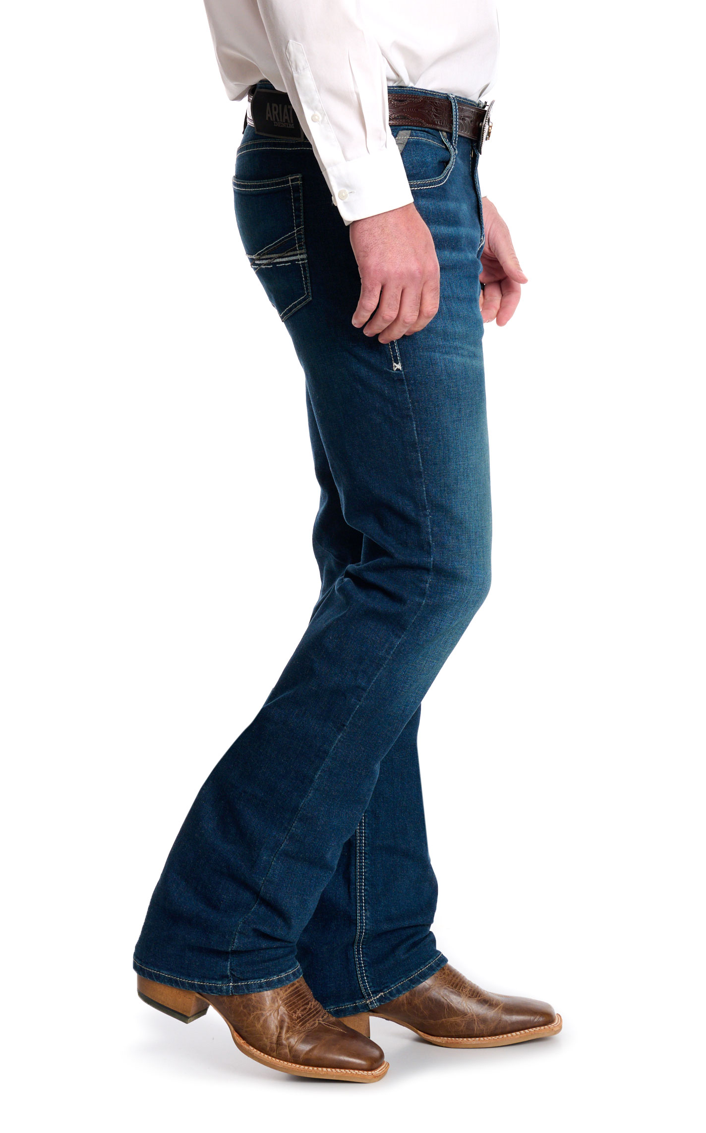 Ariat Men's Dylan Randolph M7 Dark Wash Straight Leg Jeans - Image 1