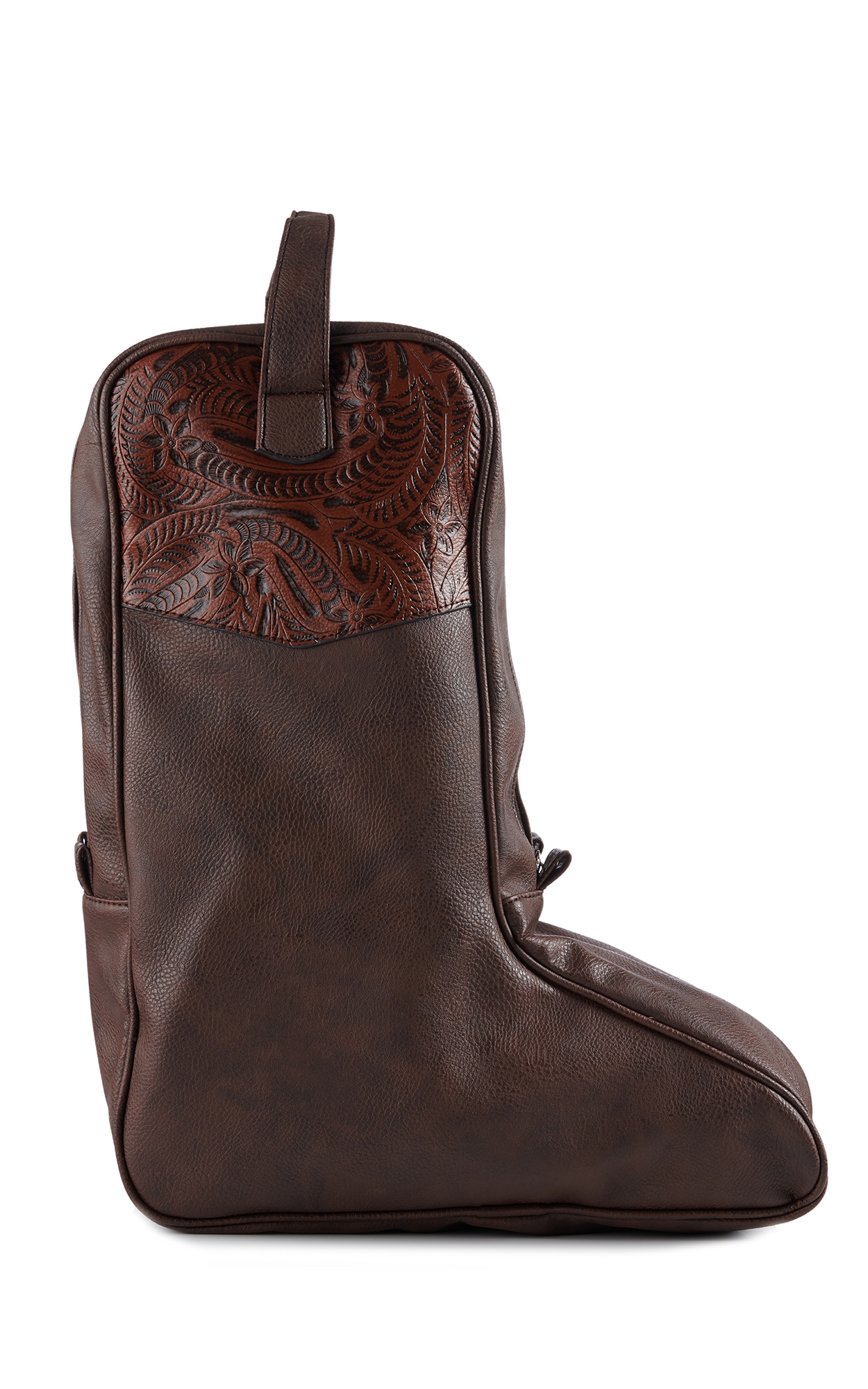 3D Belt Co Brown Boot Bag - Image 1