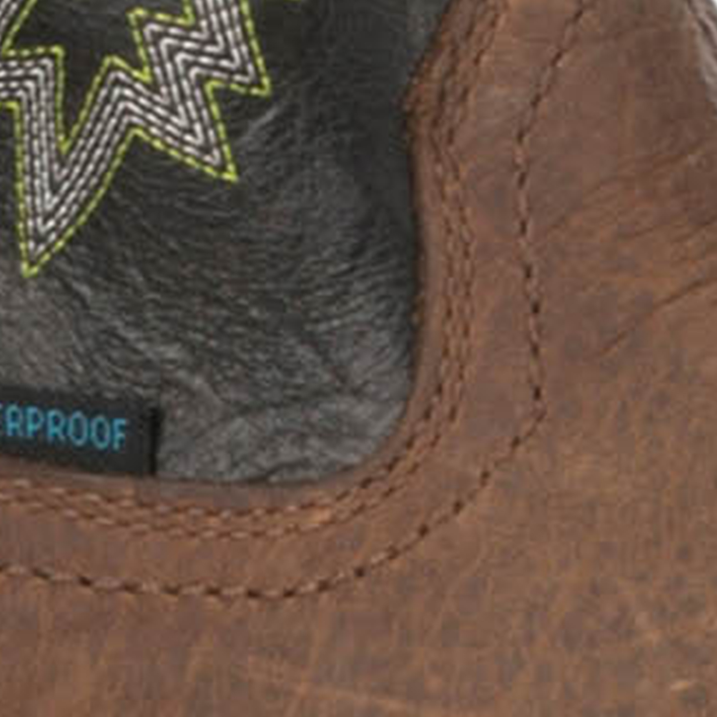 Ariat Men's WorkHog XT Tumbled Bark and Dark Forest Waterproof Wide Square Toe Work Boot - Image 1
