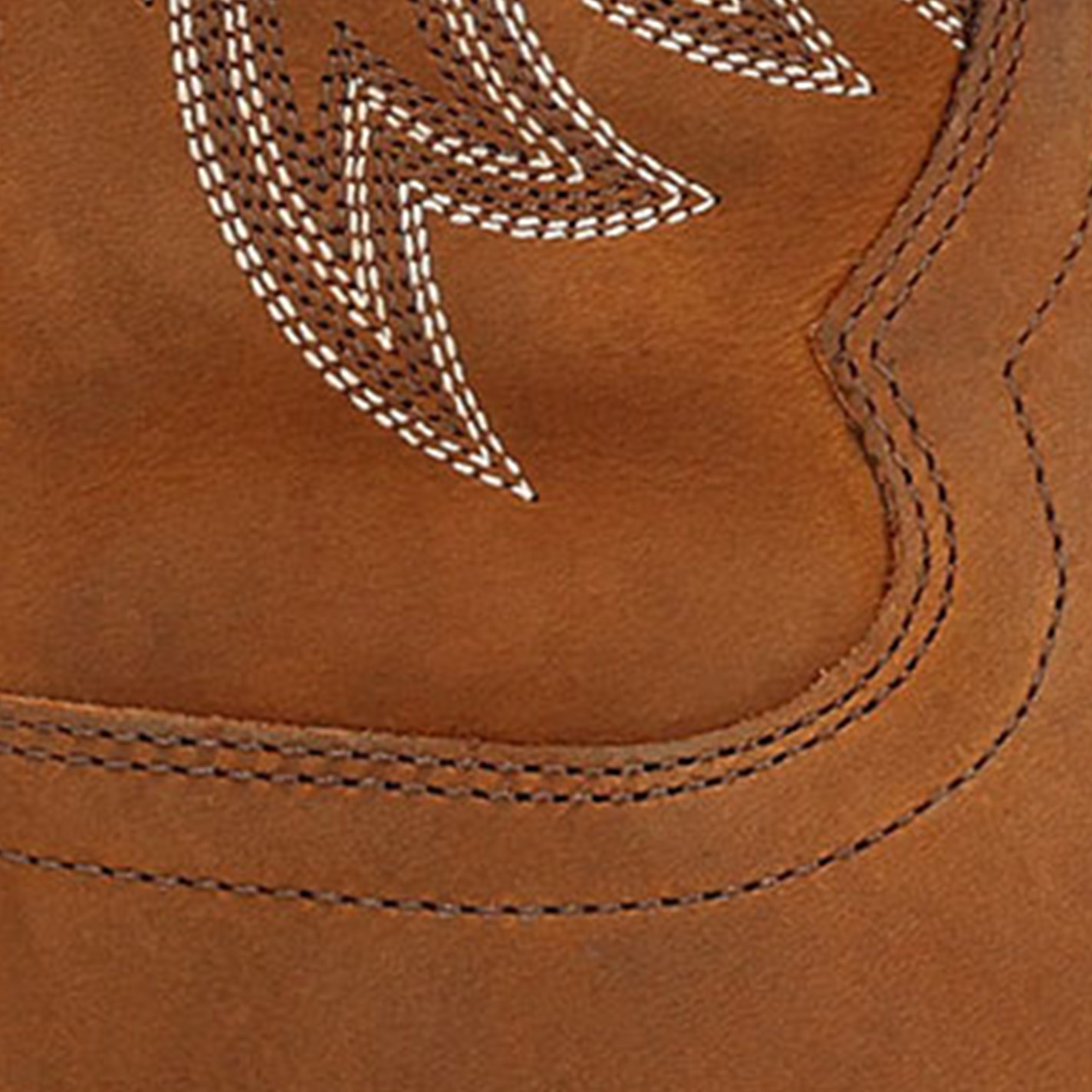 Durango Men's Shyloh Saddie Brown Wide Square Toe Cowboy Boots - Image 1