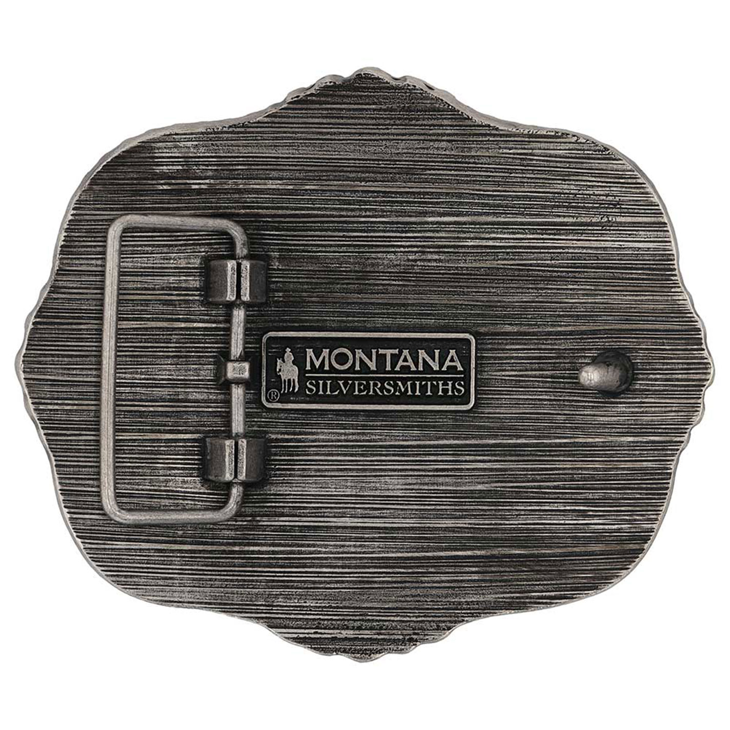Montana Silversmith Attitude Midnight Buffalo Belt Buckle - Image 1
