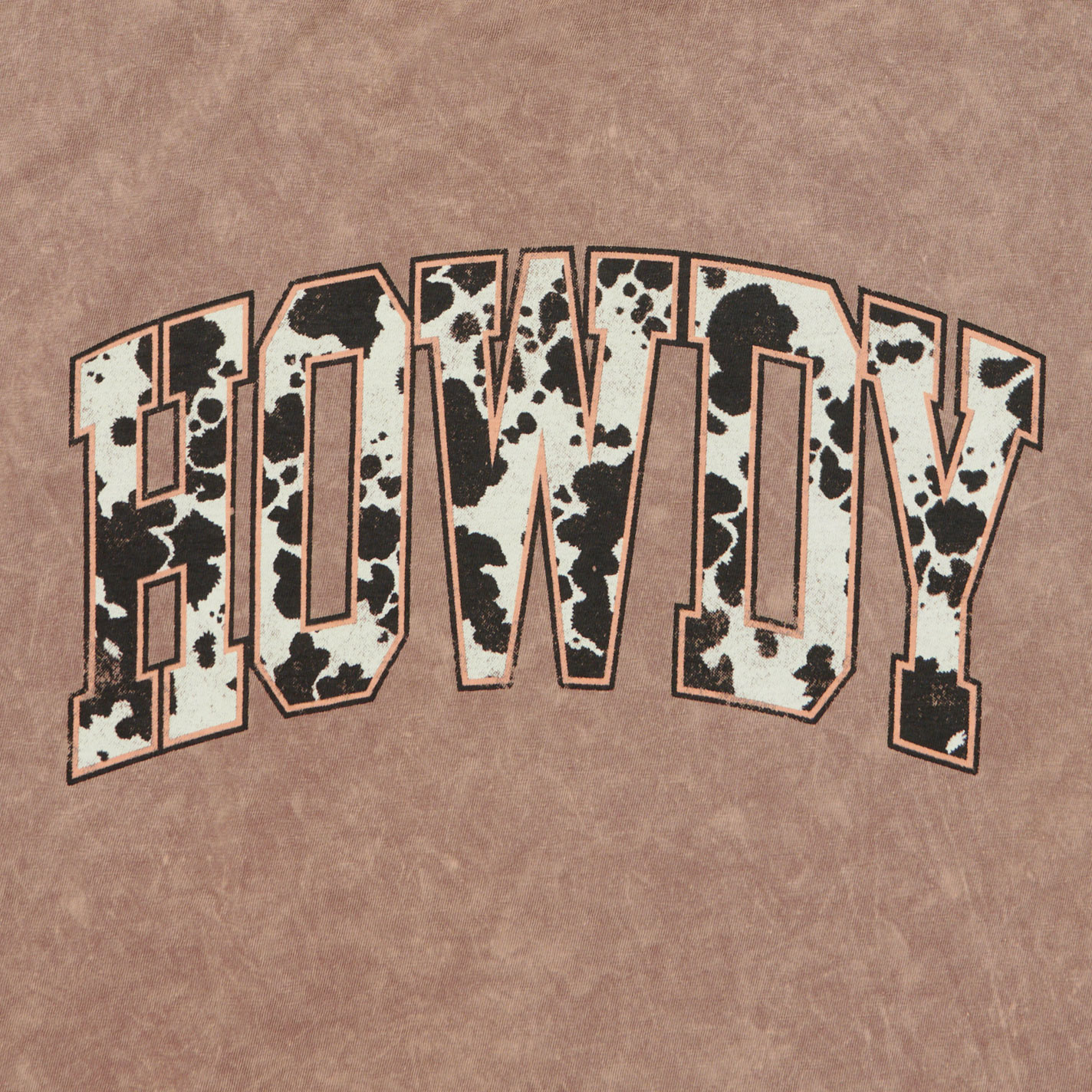 Lotus Fashion Women's Mocha Howdy Graphic T-Shirt - Plus Sizes - Image 3