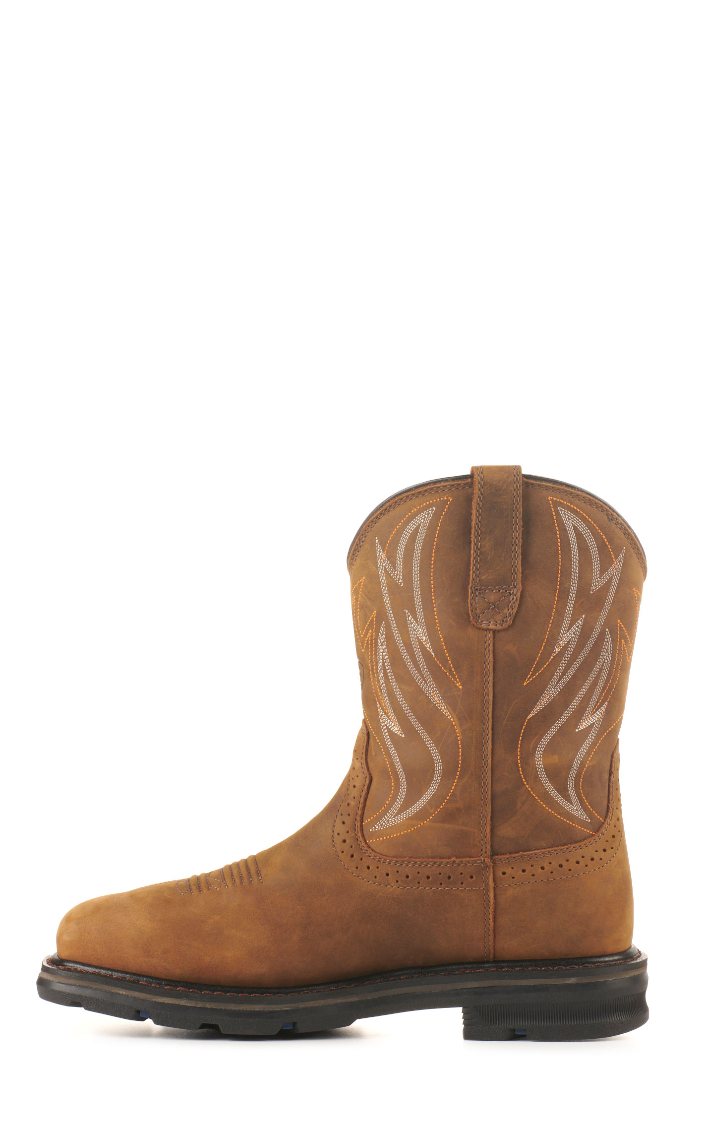 Ariat Men's Sierra Cognac Shock Shield Waterproof Steel Toe Work Boots - Image 1