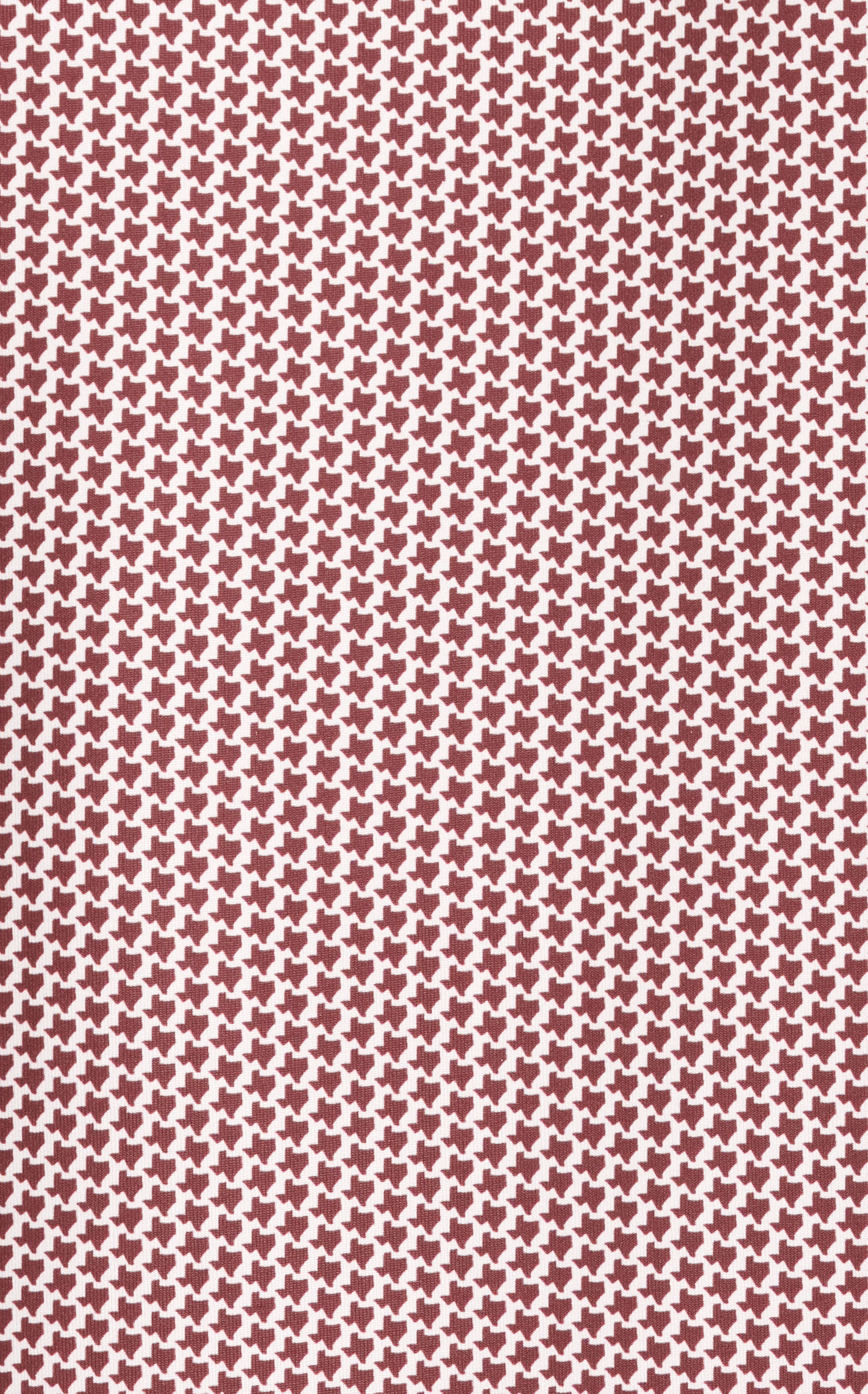 Rafter C Men's ProFlex45 Burgundy Texas Geo Print Short Sleeve Snap Polo Shirt - Image 1