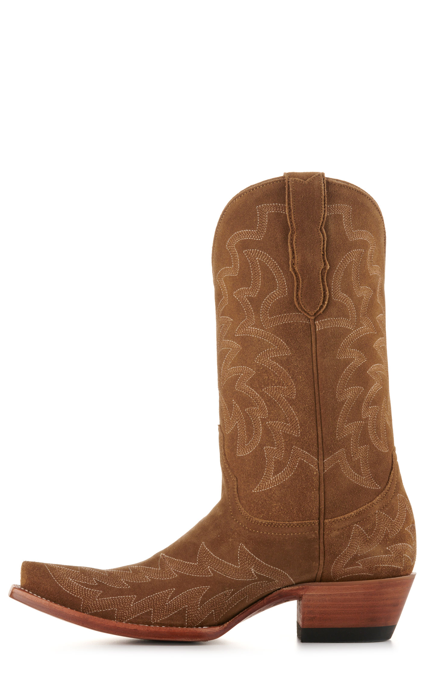 Cavender's Women's Sand Suede Snip Toe Cowboy Boots - Image 1
