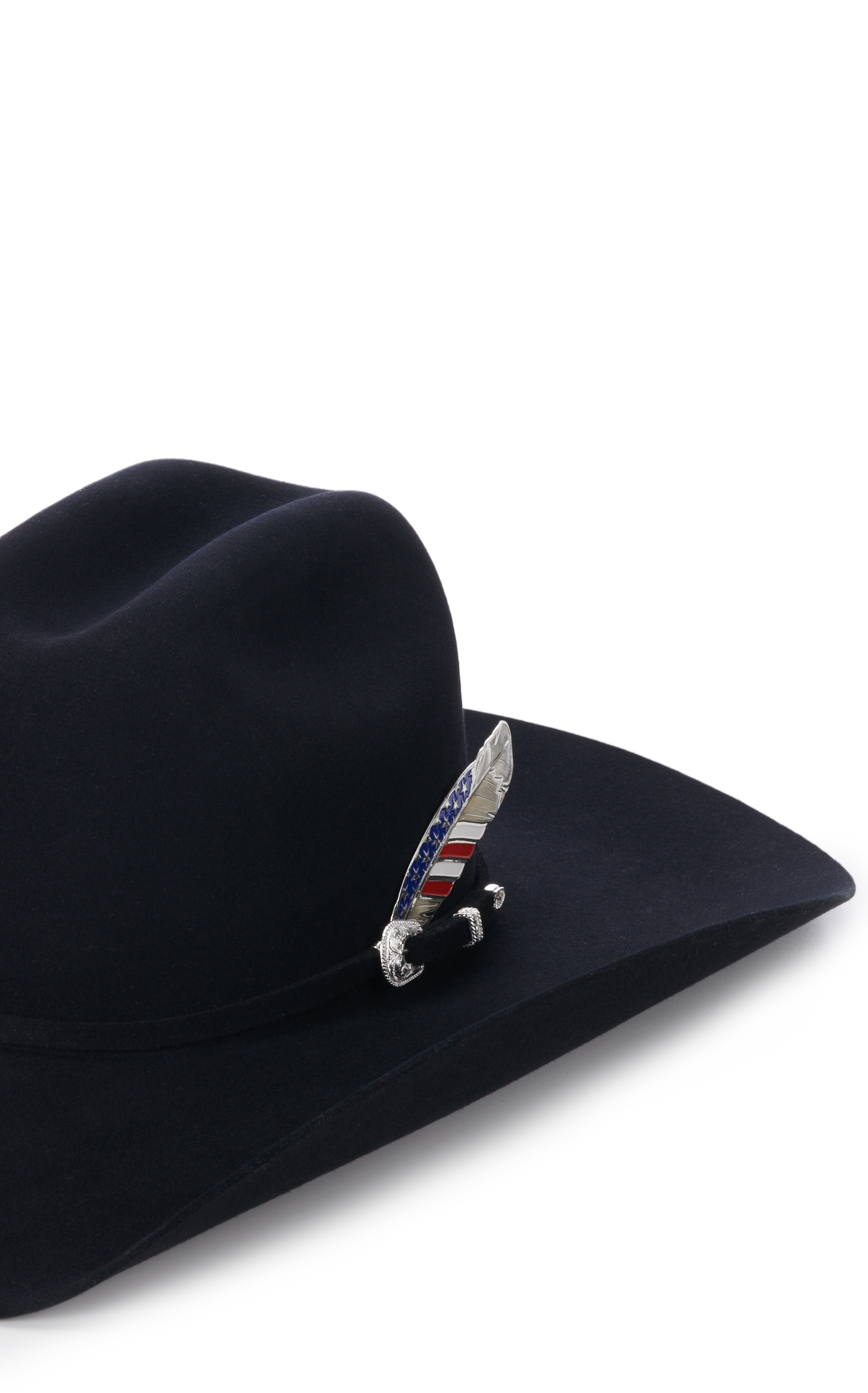 Montana Silversmiths Stars and Stripes Hat Feather - Image 1