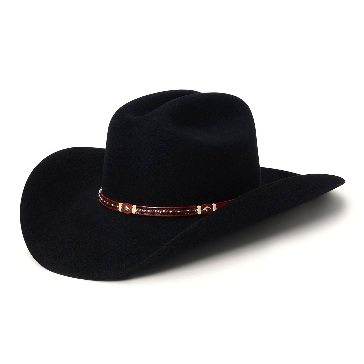 Stetson 6X Monterrey T Black Felt Cowboy Hat - Image 1