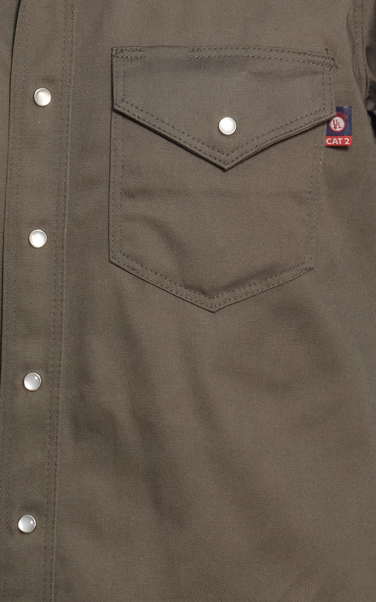 Lapco Gray Flame Resistant Workshirt - Big & Tall - Image 1