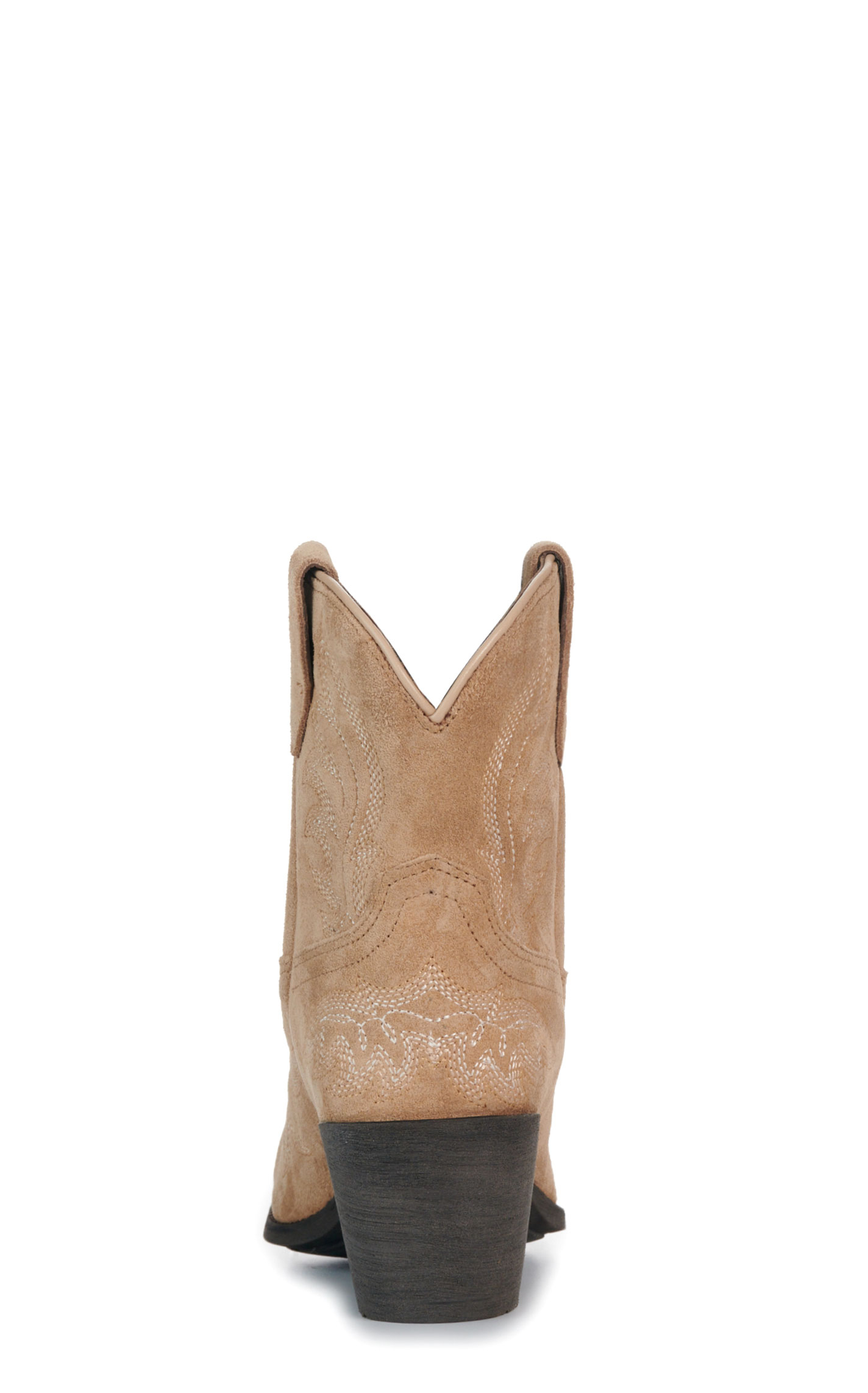 Ariat Women’s Truly Taupe Suede Chandler Snip Toe Booties - Image 1