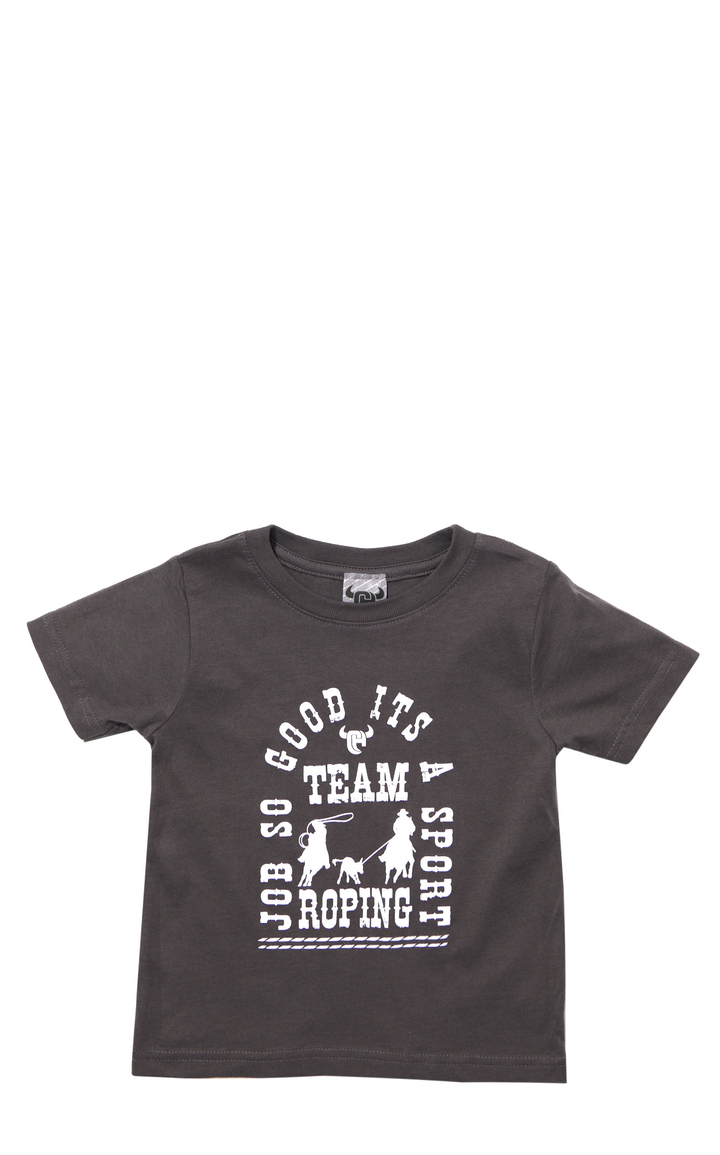 Cowboy Hardware Toddler Boy's Charcoal Job So Good Logo Graphic T-Shirt - Image 1