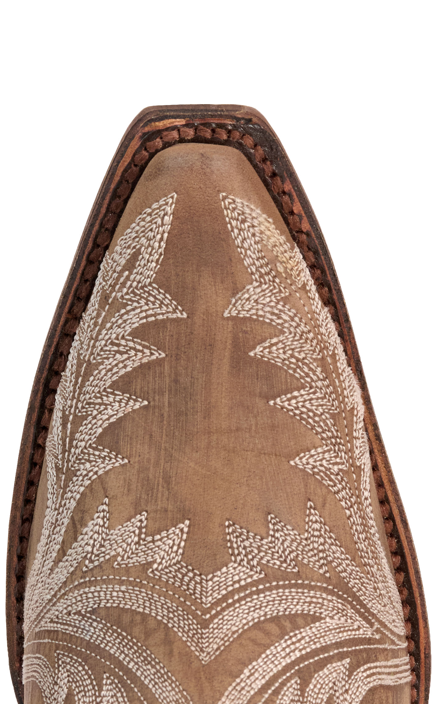 Circle G by Corral Women's Brown Heavy Stitched Snip Toe Cowboy Boots - Image 1