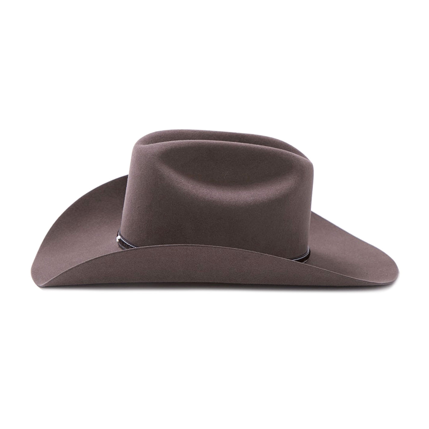 Stetson 6X Angus Granite Gray Felt Cowboy Hat - Image 1