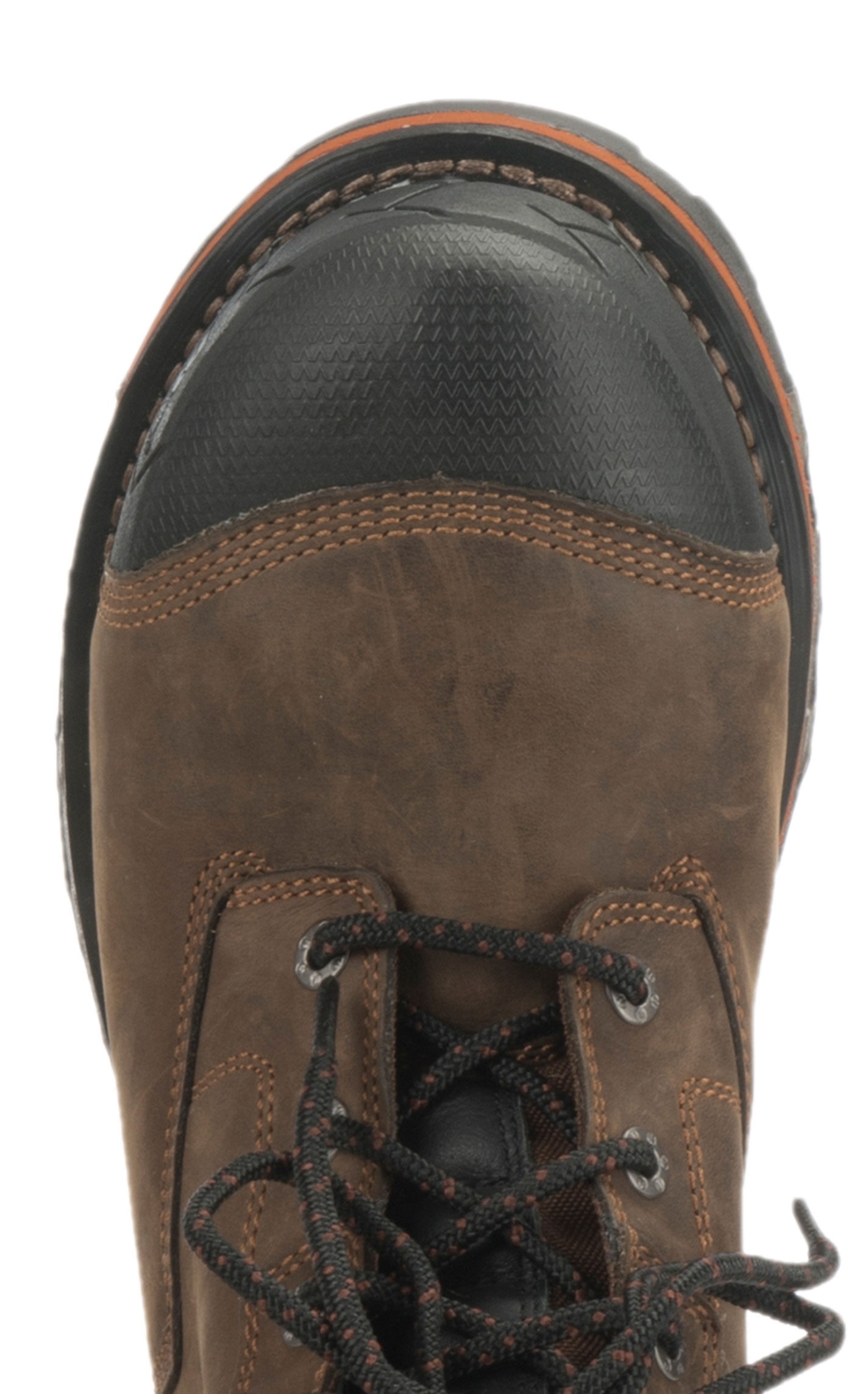 Timberland PRO Men's Boondock Brown Waterproof Round Composite Toe Lace Up Work Boot - Image 1
