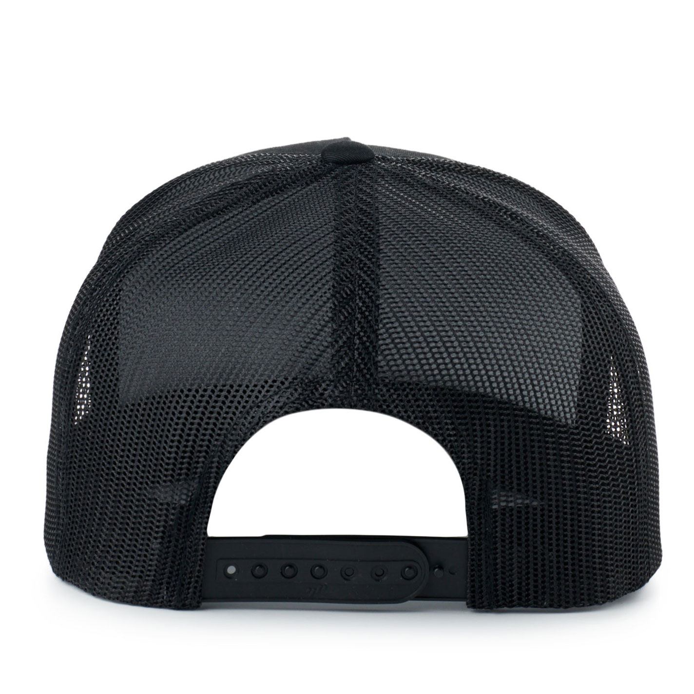 Lazy J Men's Black on Black Arrowhead Logo Patch Snap Back Cap - Image 1