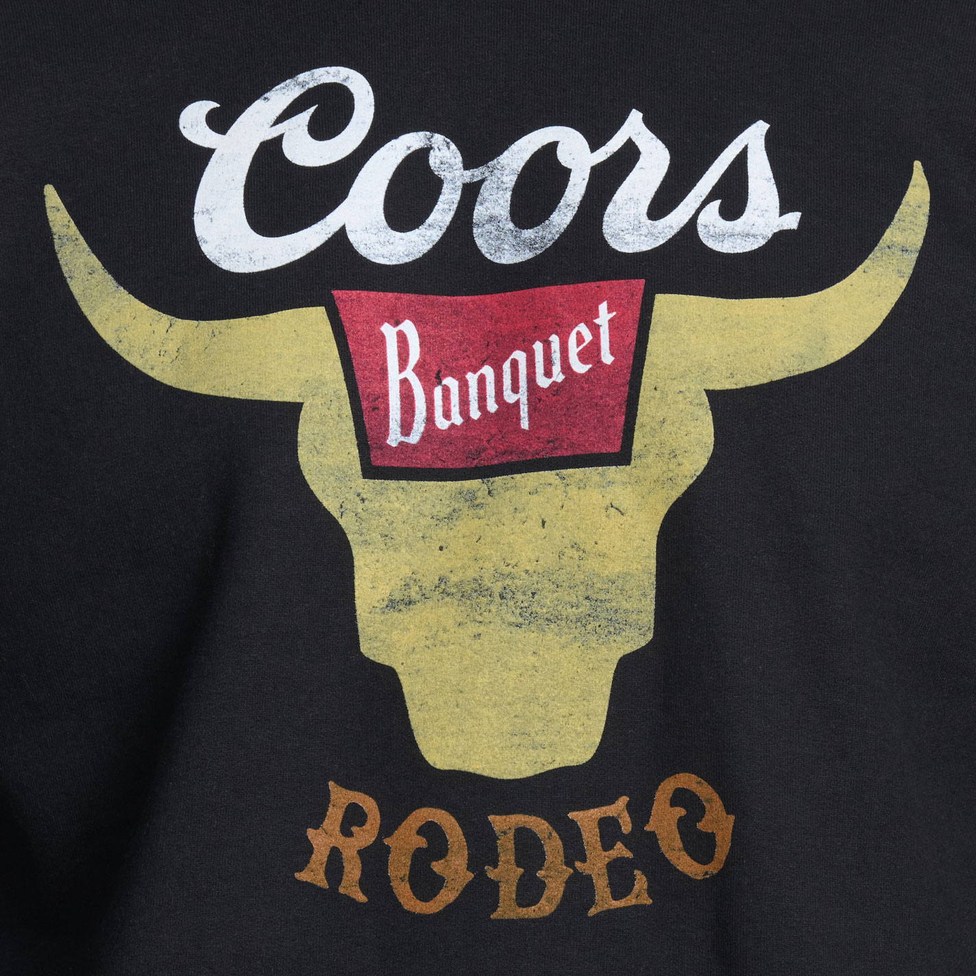 Brew City Men's Black Coors Rodeo Hoodie - Image 1