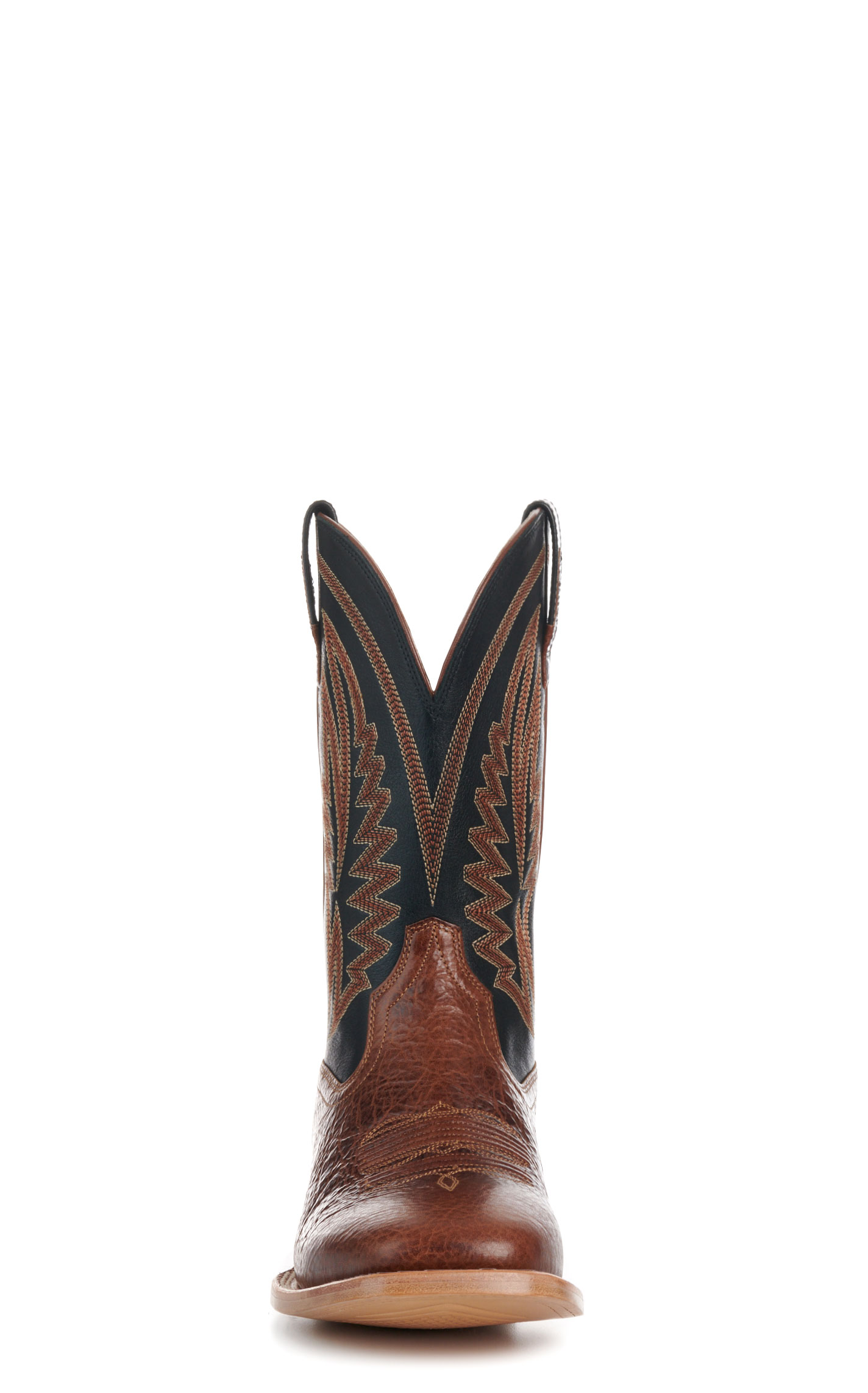Ariat Men's Gingersnap & Black Sidewinder TekStep Wide Square Toe Cowboy Boots - Image 1