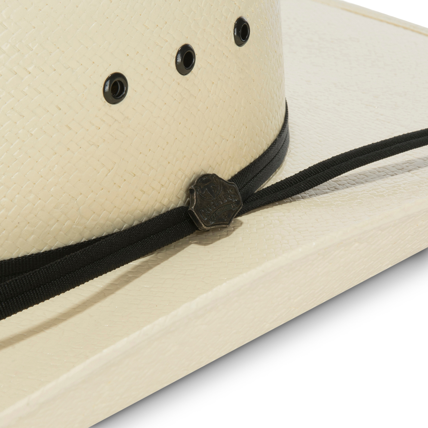 Cavender's Ranch Collection 5X Shantung Ivory Straw Hat - Image 1