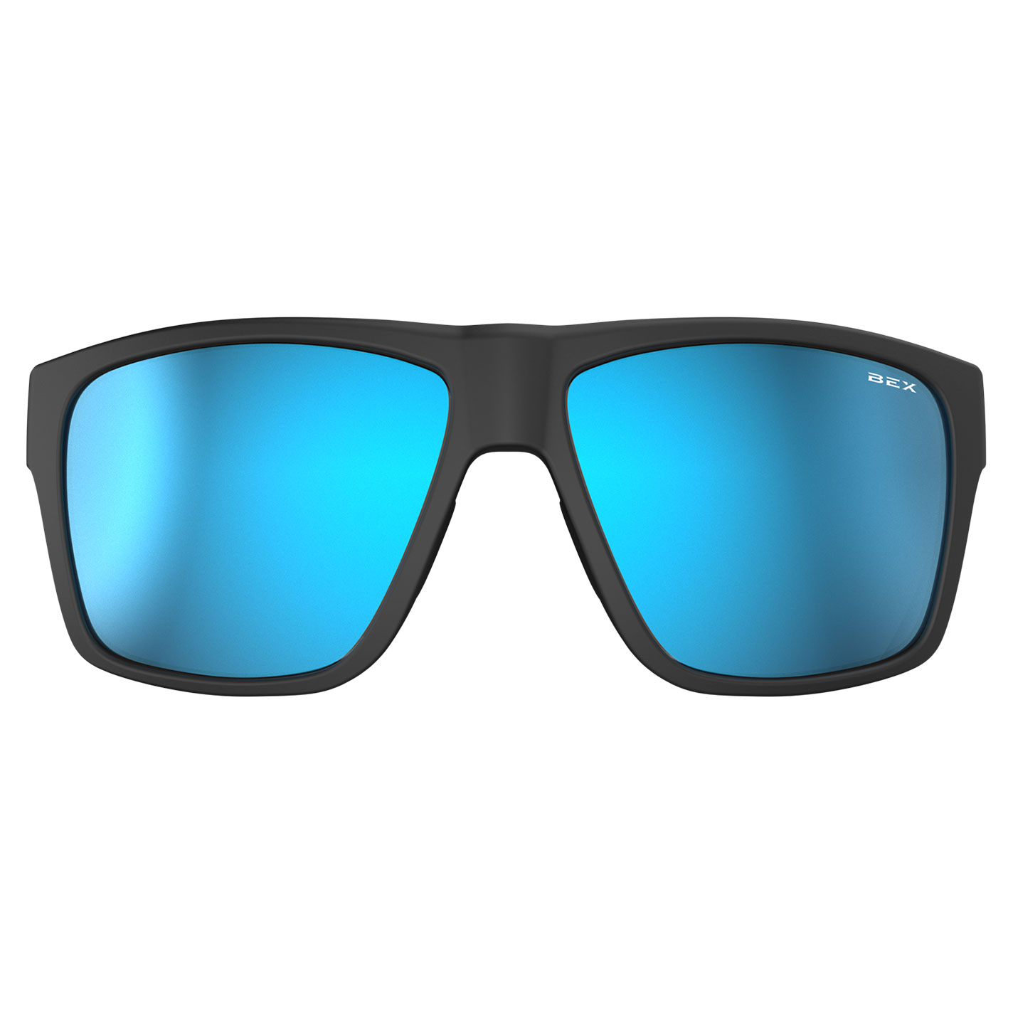 BEX Pillar Black & Sienna Blue Sunglasses - Image 1