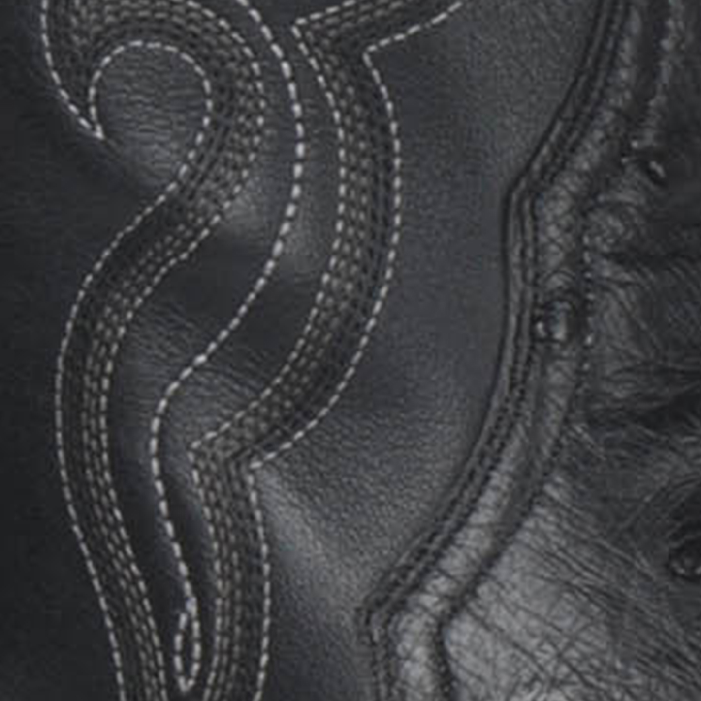 Cavender’s Women’s Full Quill Ostrich Black Exotic Snip Toe Cowboy Boots - Image 1