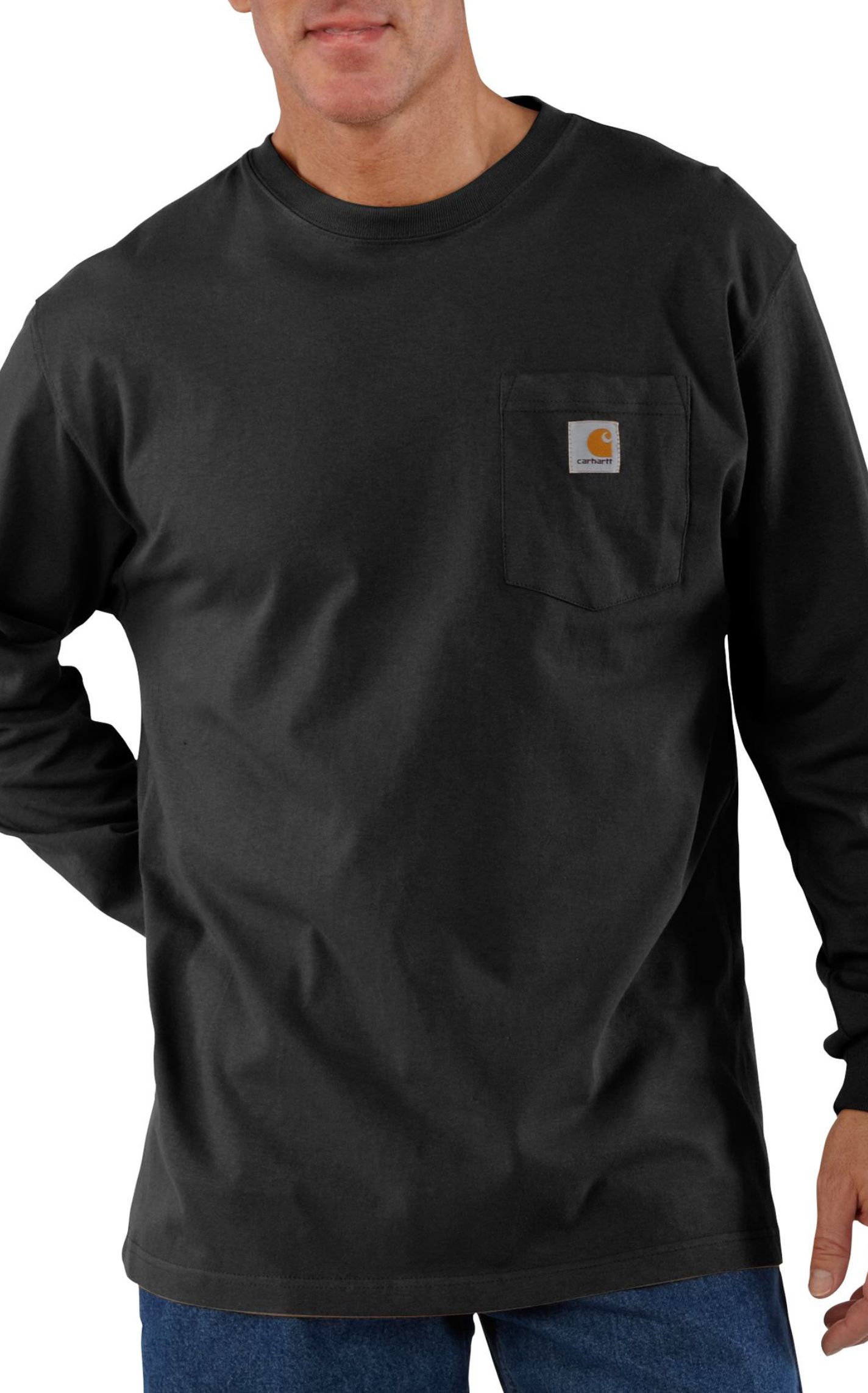 Carhartt Black Original Fit Work Shirt - Image 1