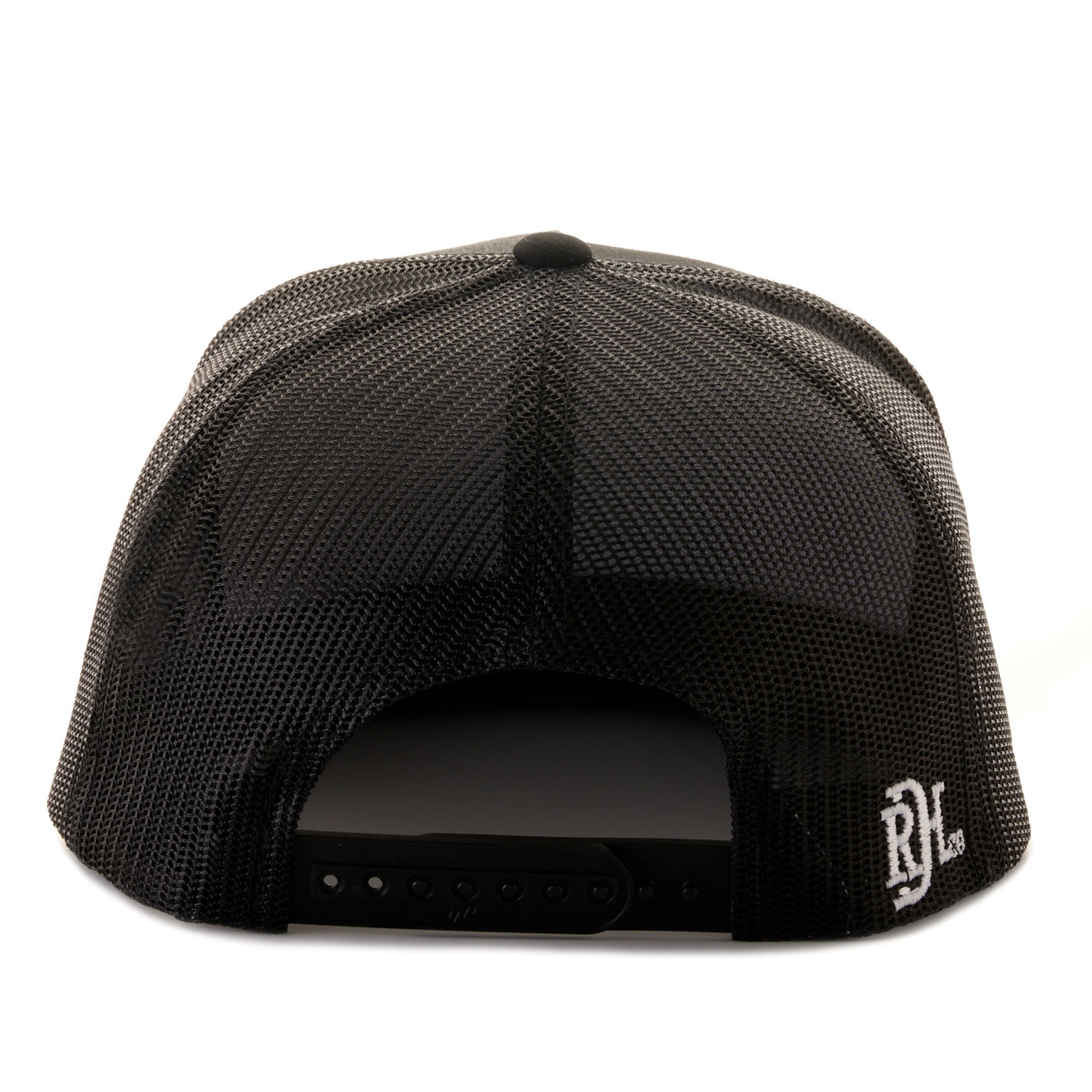 Red Dirt Hat Co. Black with Sunset Logo Patch Mesh Back Cap - Image 1