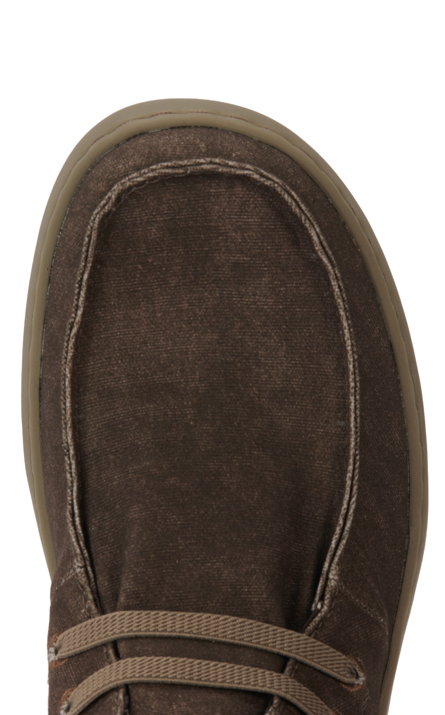 Ariat Men's Hilo Brown Canvas Moc Toe Lace Up Casual Shoe - Image 1