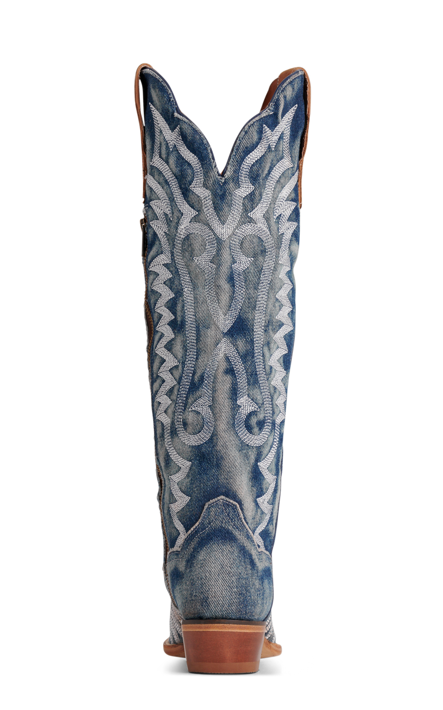 Dan Post Women's Denim Darlin' Snip Toe Cowboy Boots - Image 1