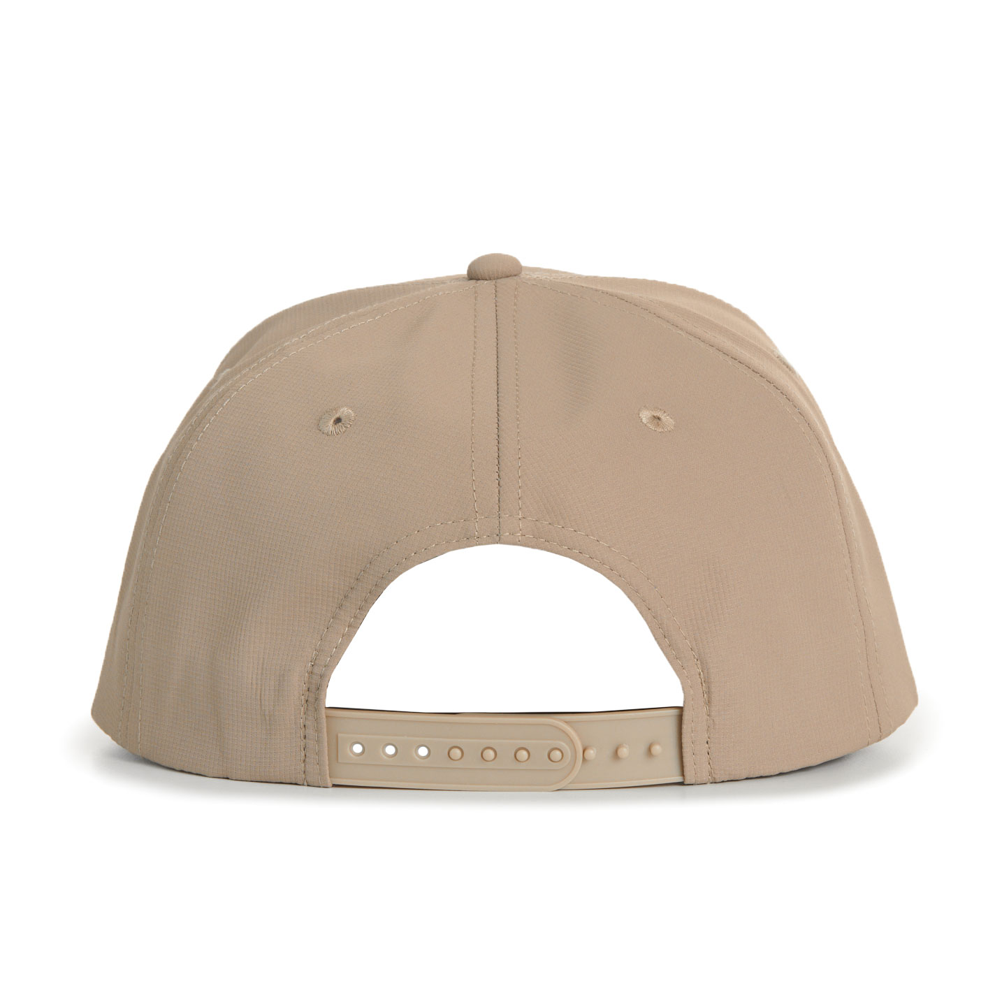 Cavender's Khaki & White Embroidered Logo & Rope Flat Bill Cap - Image 1