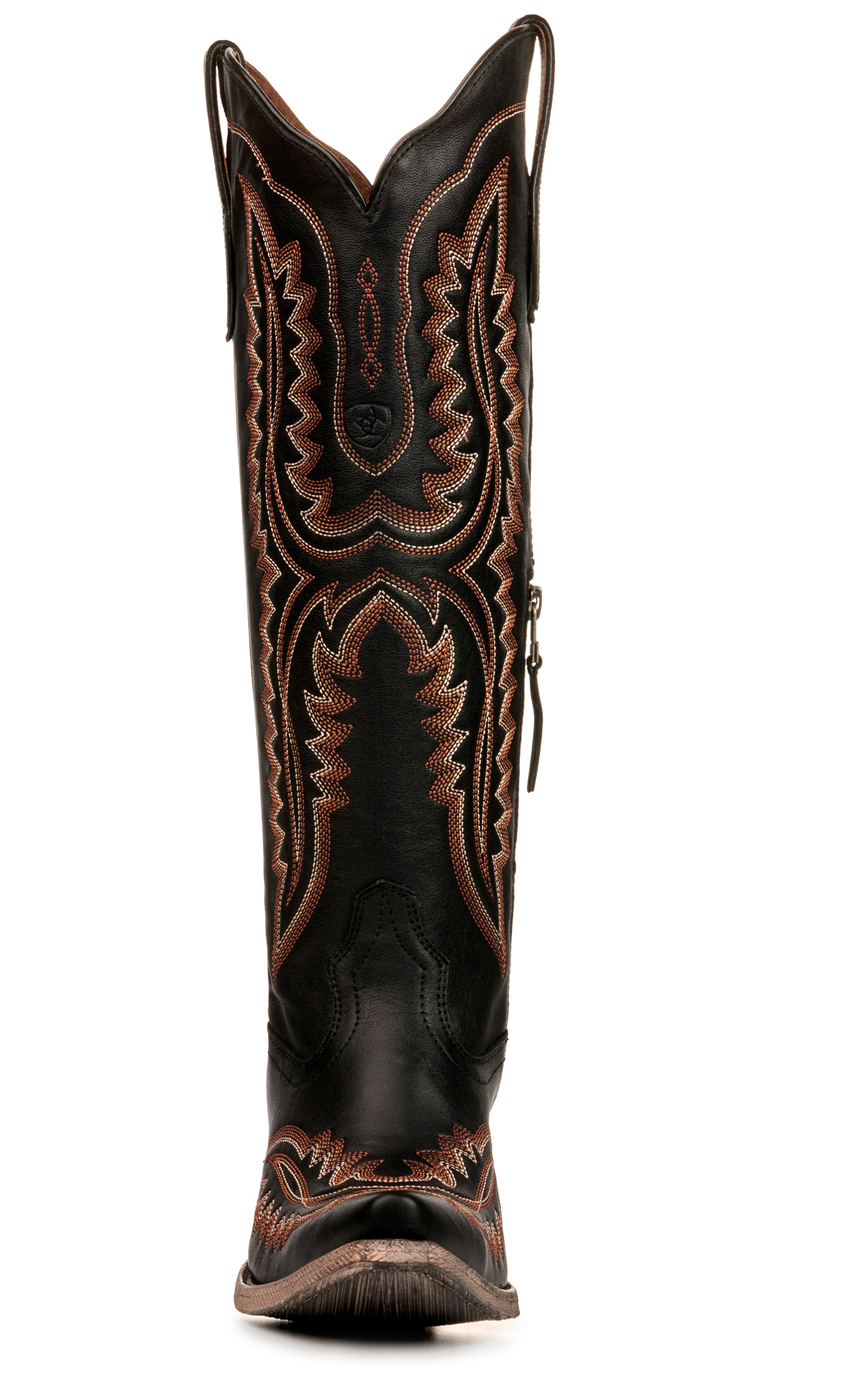 Ariat Women's Casanova Brooklyn Black Snip Toe Tall Cowboy Boots - Image 1