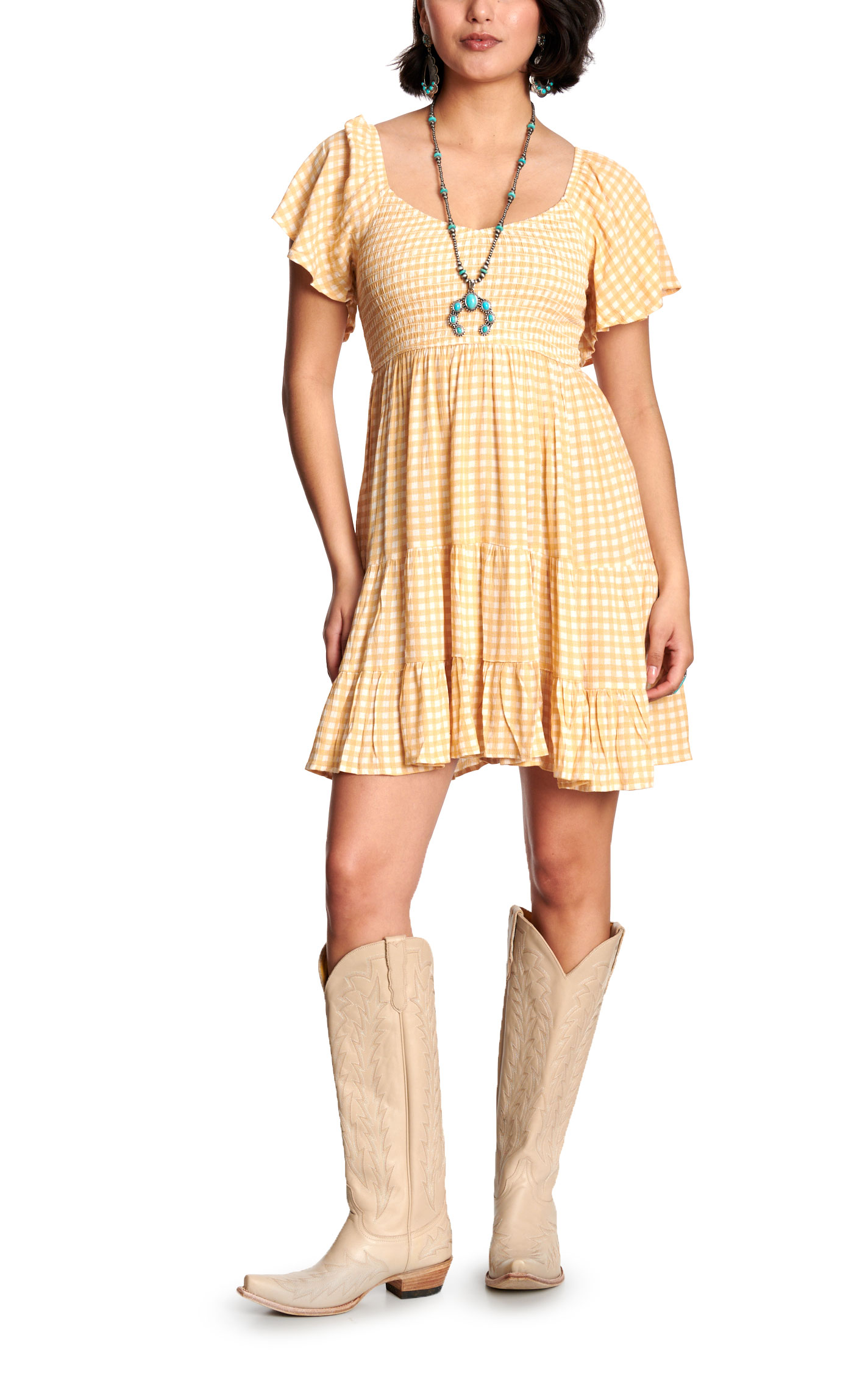 Blue B Women's Mango Gingham Dress - Image 1