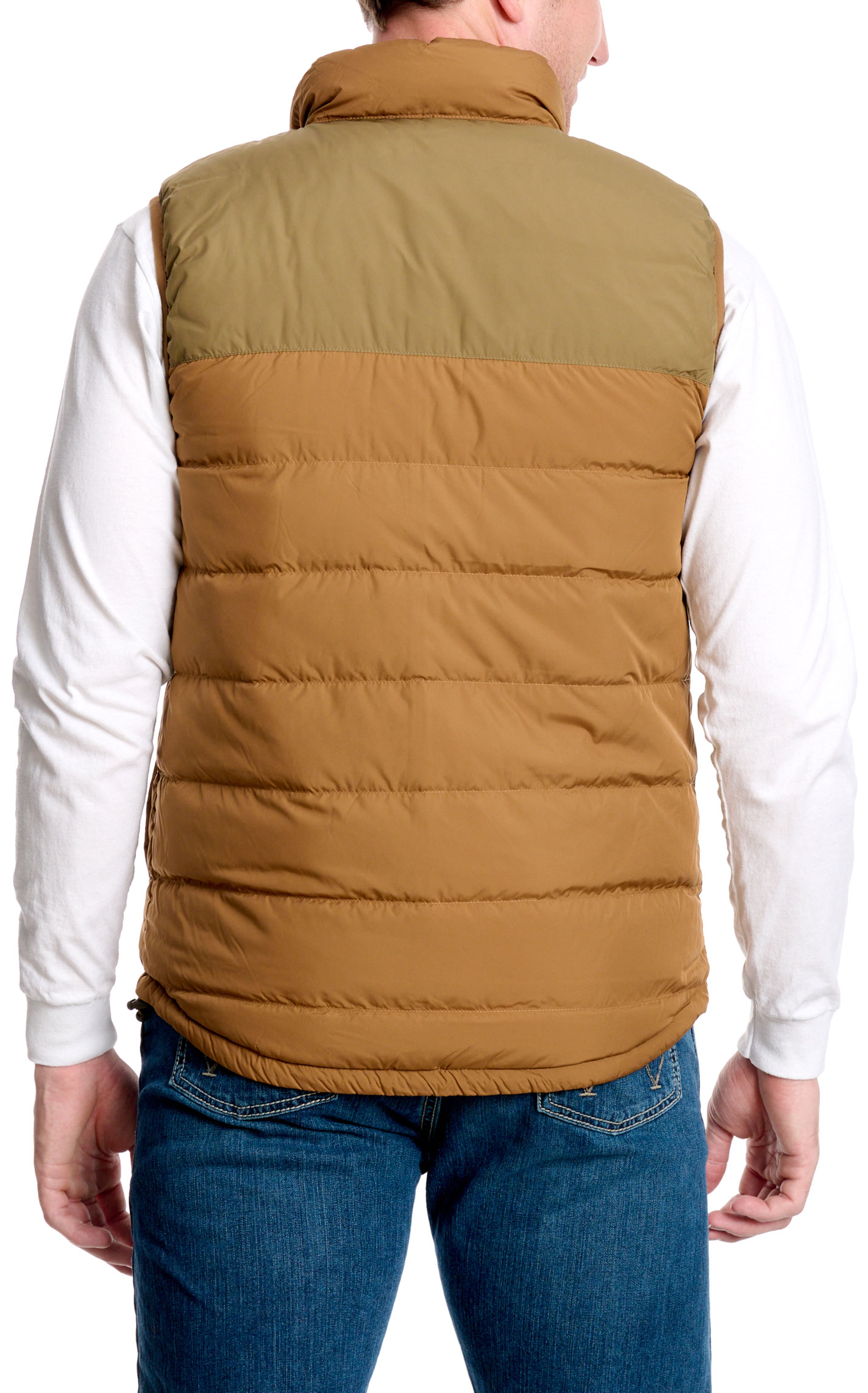 Duck Camp Men's Pintail Camo Reversible Dry-Down Vest - Image 1