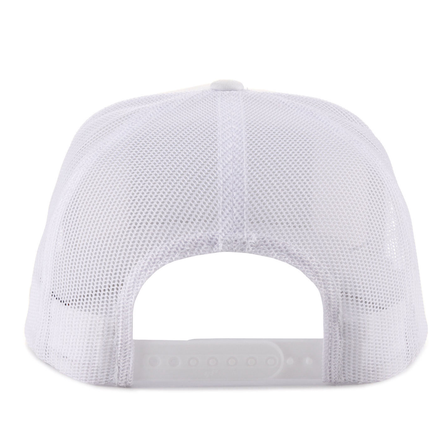 Salty Rodeo White on White with Icy Silver & Turquoise OG Patch Cap - Image 1