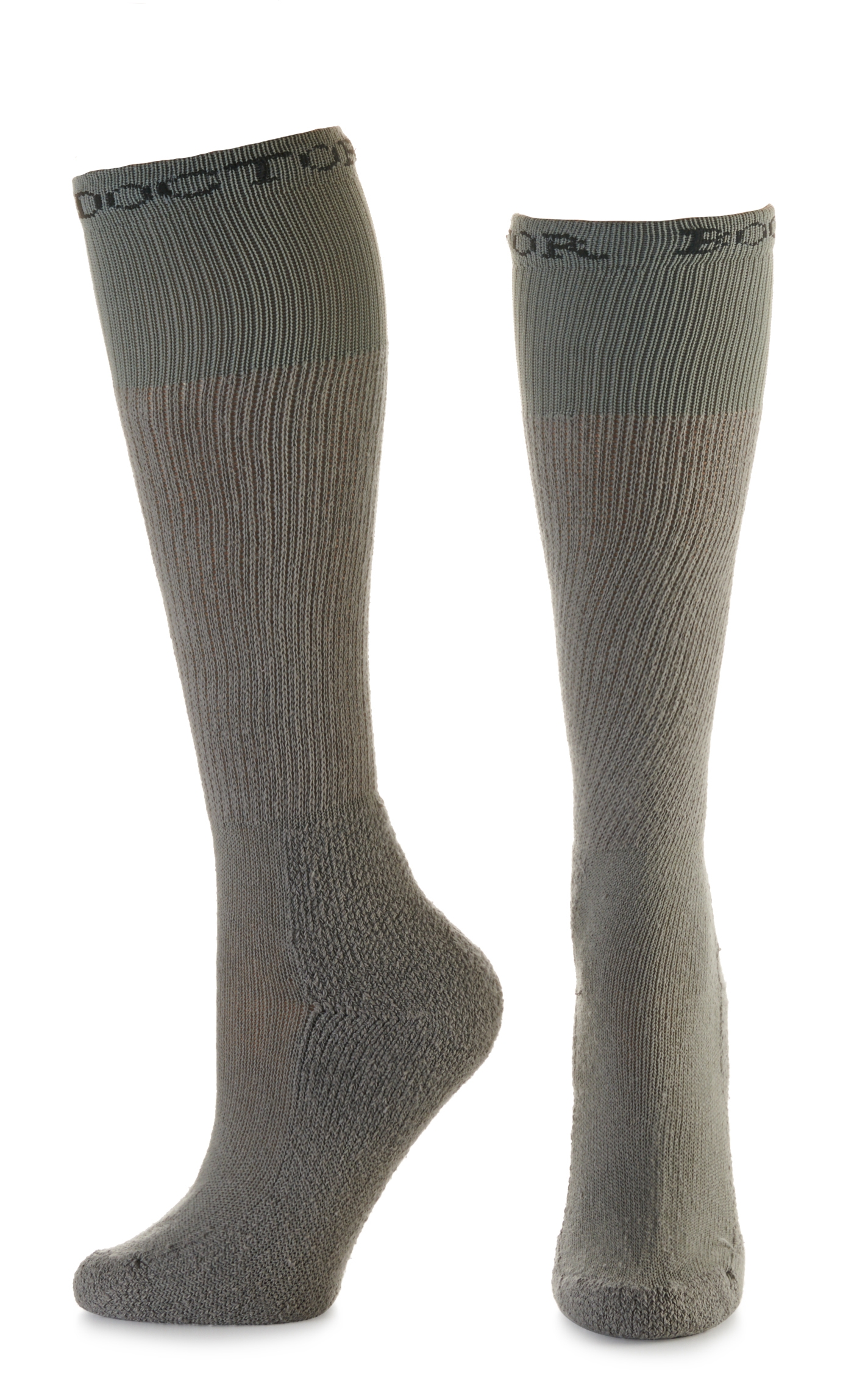 Boot Doctor Men's Gray Over the Calf 3Pk Boot Socks - Image 1