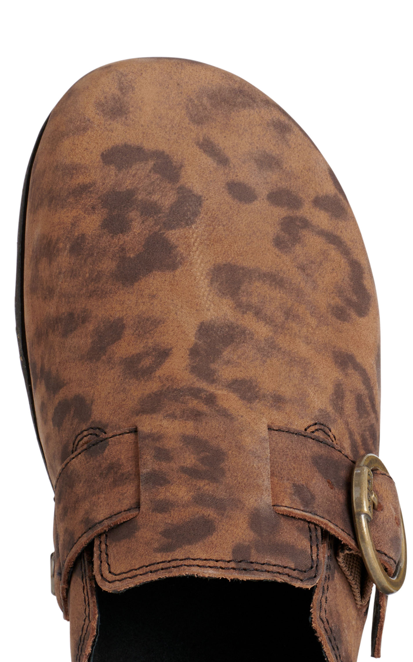 Ariat Women's Country Mule Leopard Print Suede Casual Shoes - Image 1
