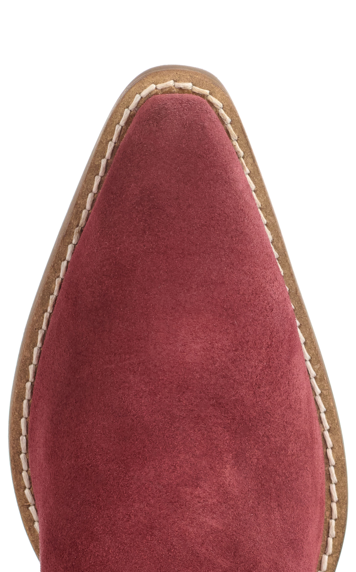 Dingo Women's Bandelera Burgundy Suede Snip Toe Tall Cowboy Boots - Image 1