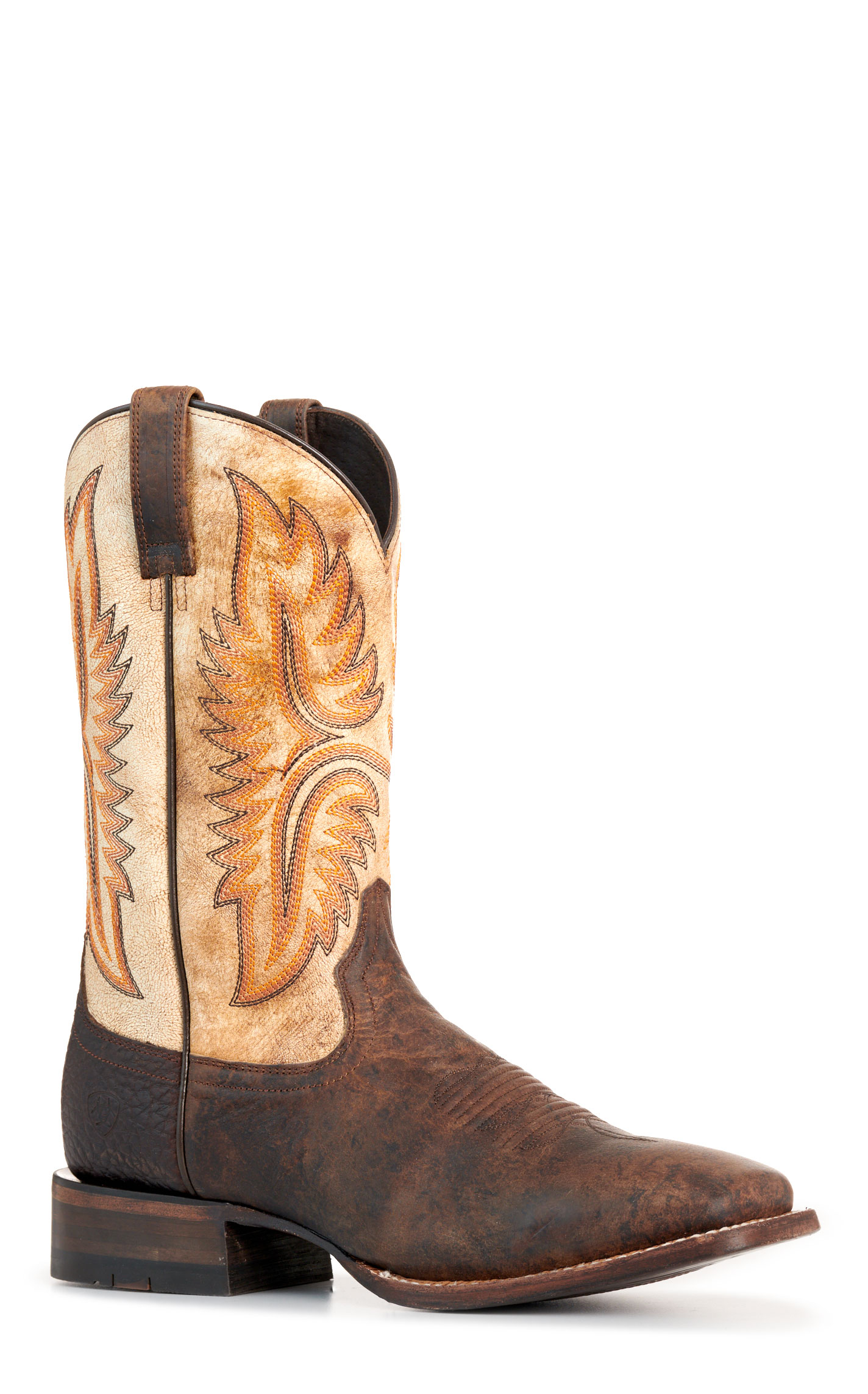 Ariat Men's Maple & Warm Stone Wide Square Toe Cowboy Boots - Image 1