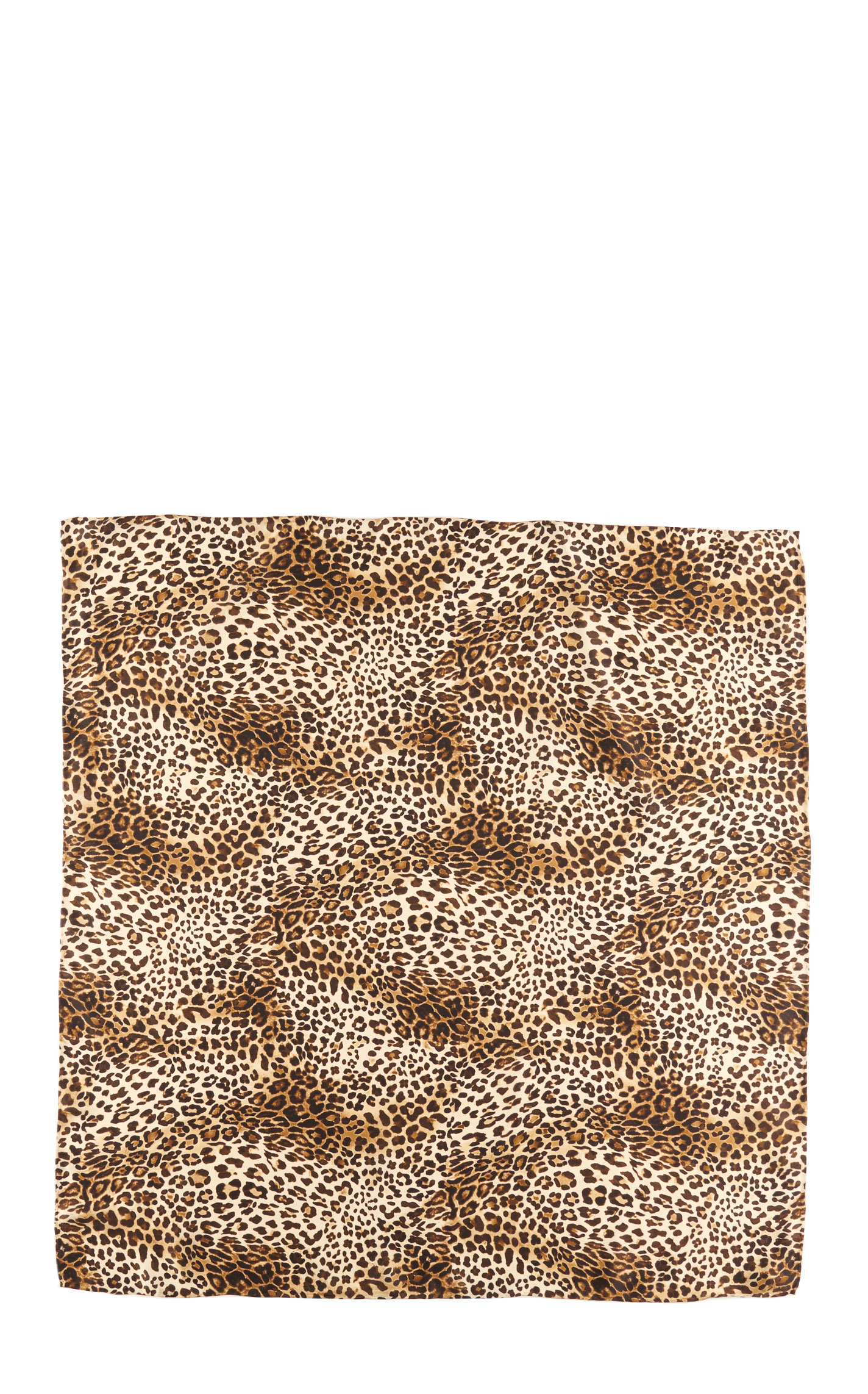 Leopard Print Silk Wild Rags Scarf - Image 1