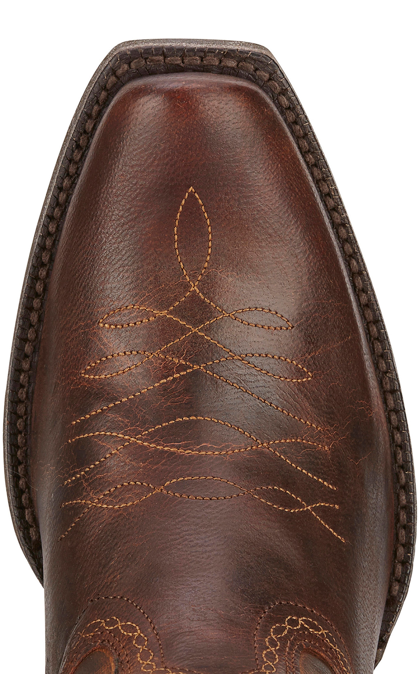 Ariat Women's Lively Sassy Brown Punchy Square Toe Cowboy Boots - Image 1