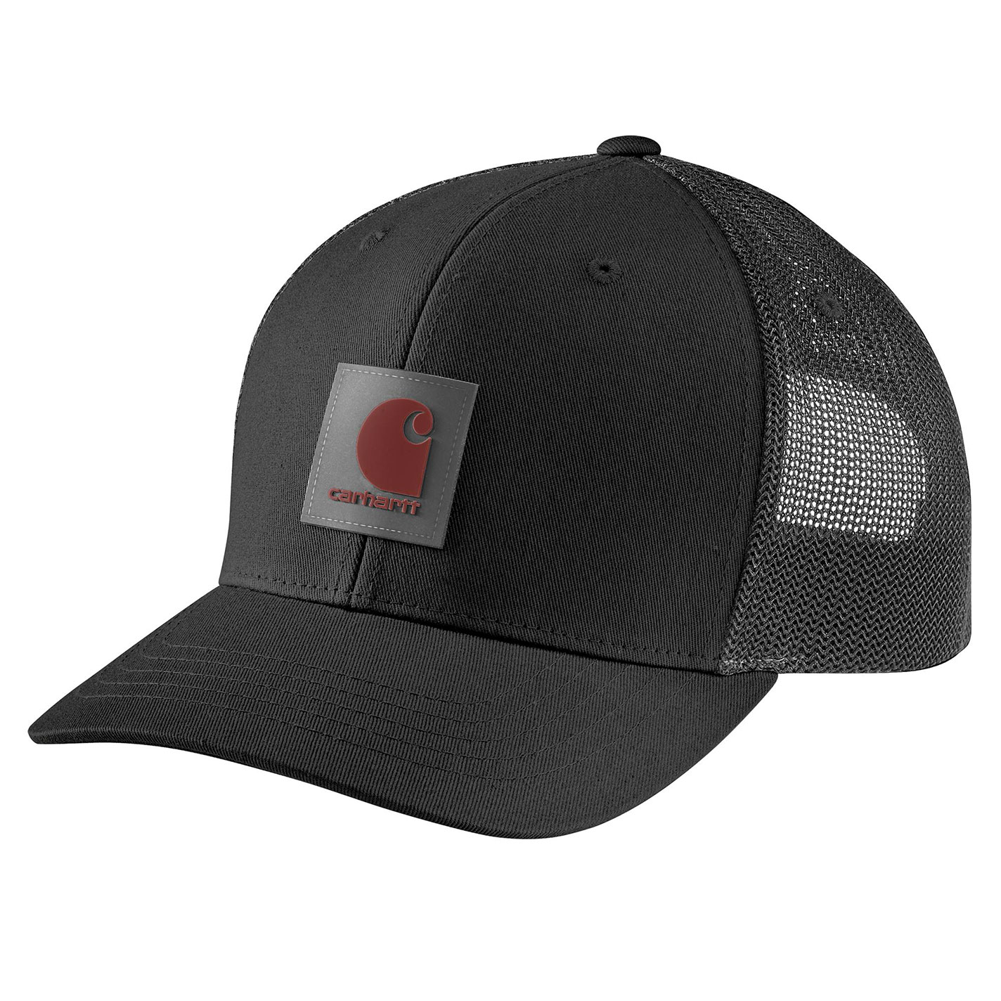 Carhartt Charcoal Rugged Flex Logo Patch Cap - Image 1
