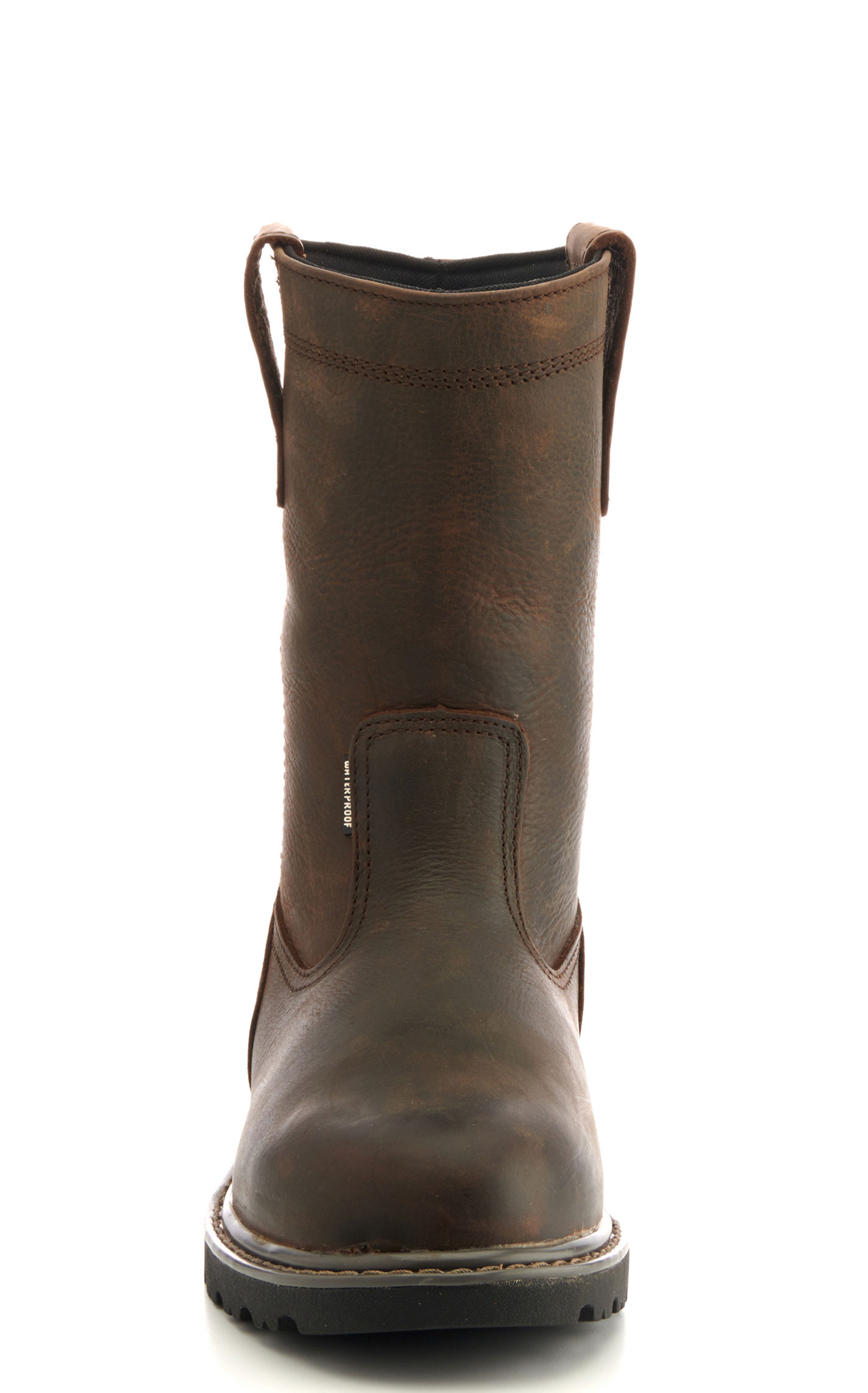 Wolverine Men's Floorhand Dark Brown Waterproof Round Toe Work Boot - Image 1