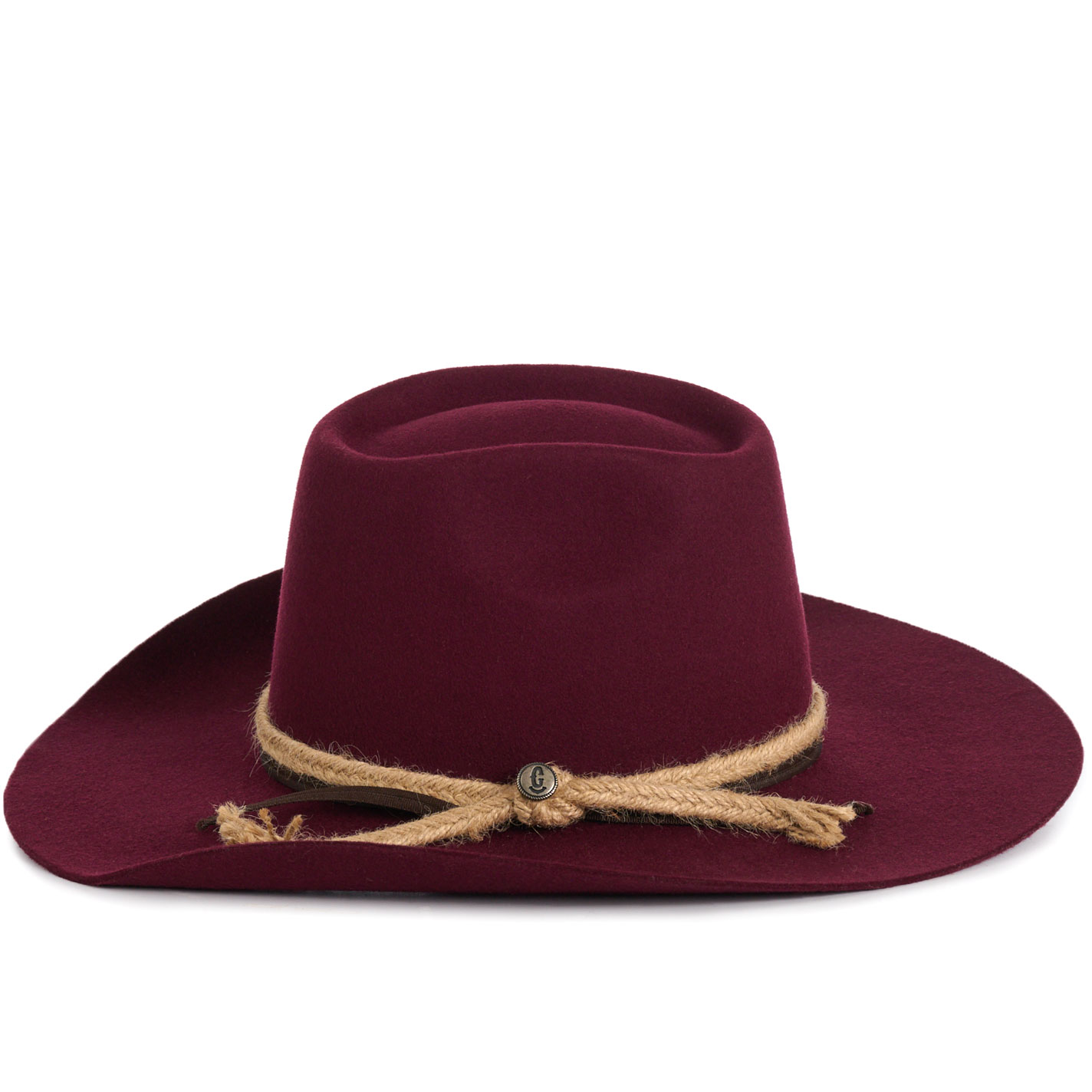 Rockin C Women's Rowdy Wine Wool Cowboy Hat - Image 2