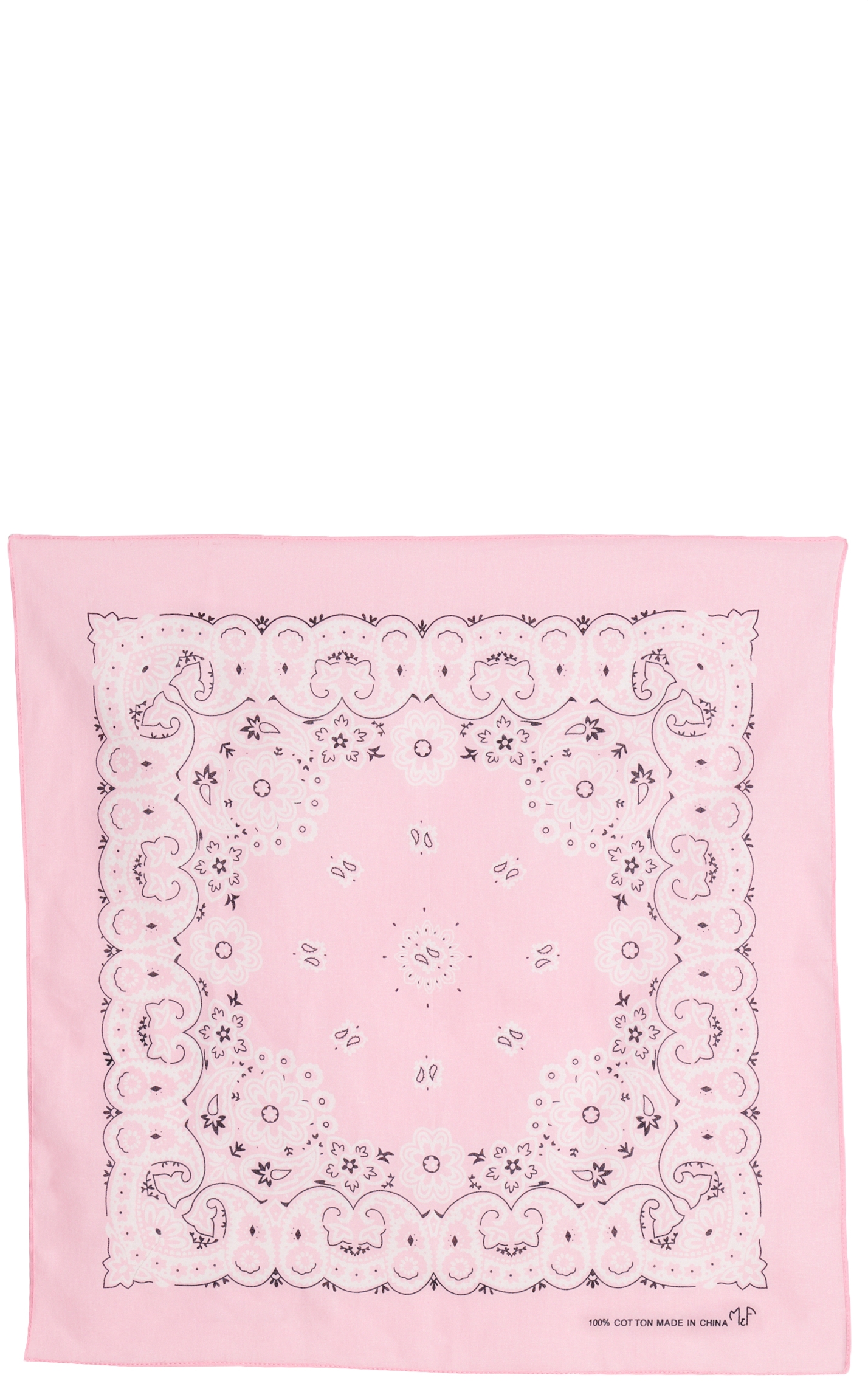 M&F Western Light Pink Bandana - Image 1